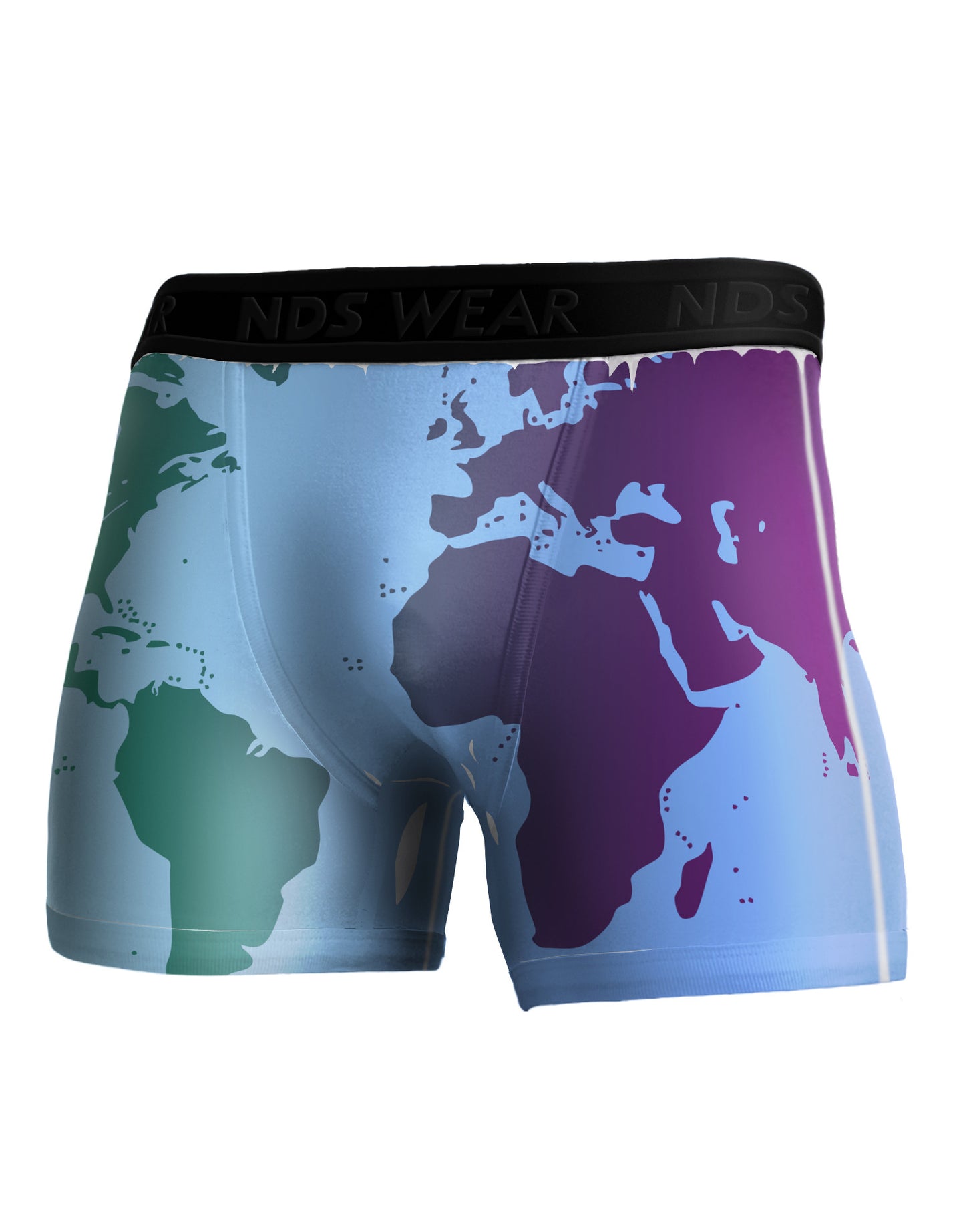 Cool World Map Design Boxer Brief Dual Sided All Over Print-TooLoud-White-Small-Davson Sales