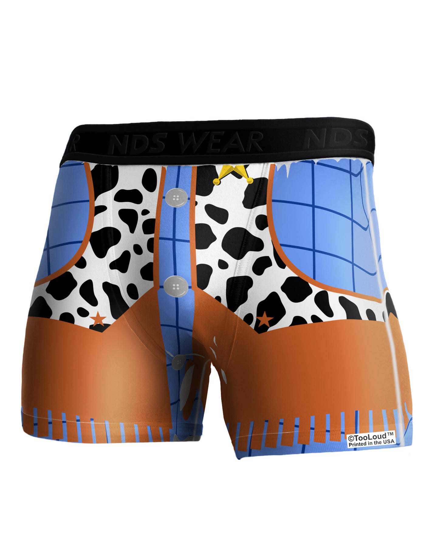 Cowboy Blue AOP Boxer Brief Dual Sided All Over Print-TooLoud-White-Small-Davson Sales