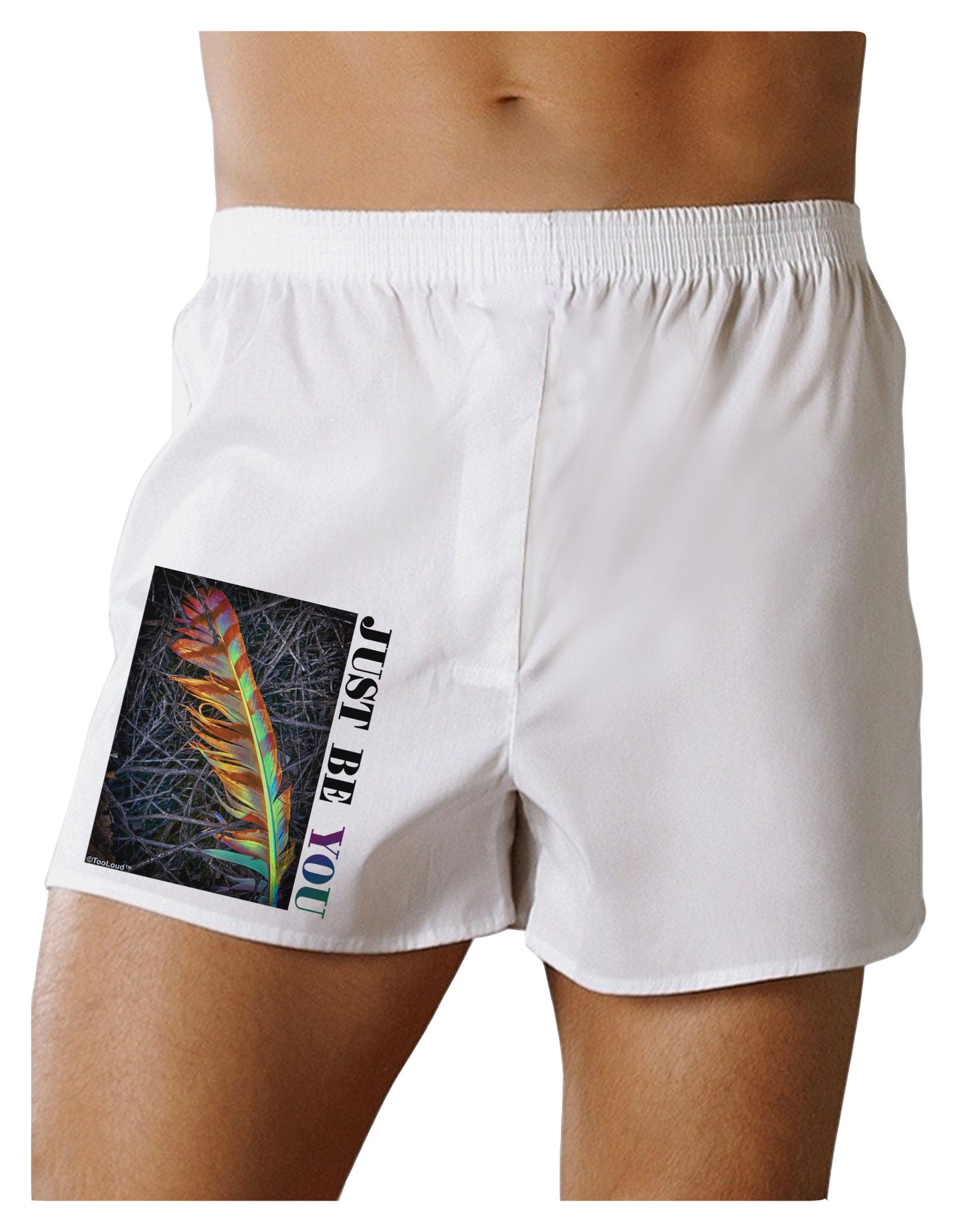Just Be You - Unique Boxer Shorts-Boxer Shorts-TooLoud-White-Small-Davson Sales