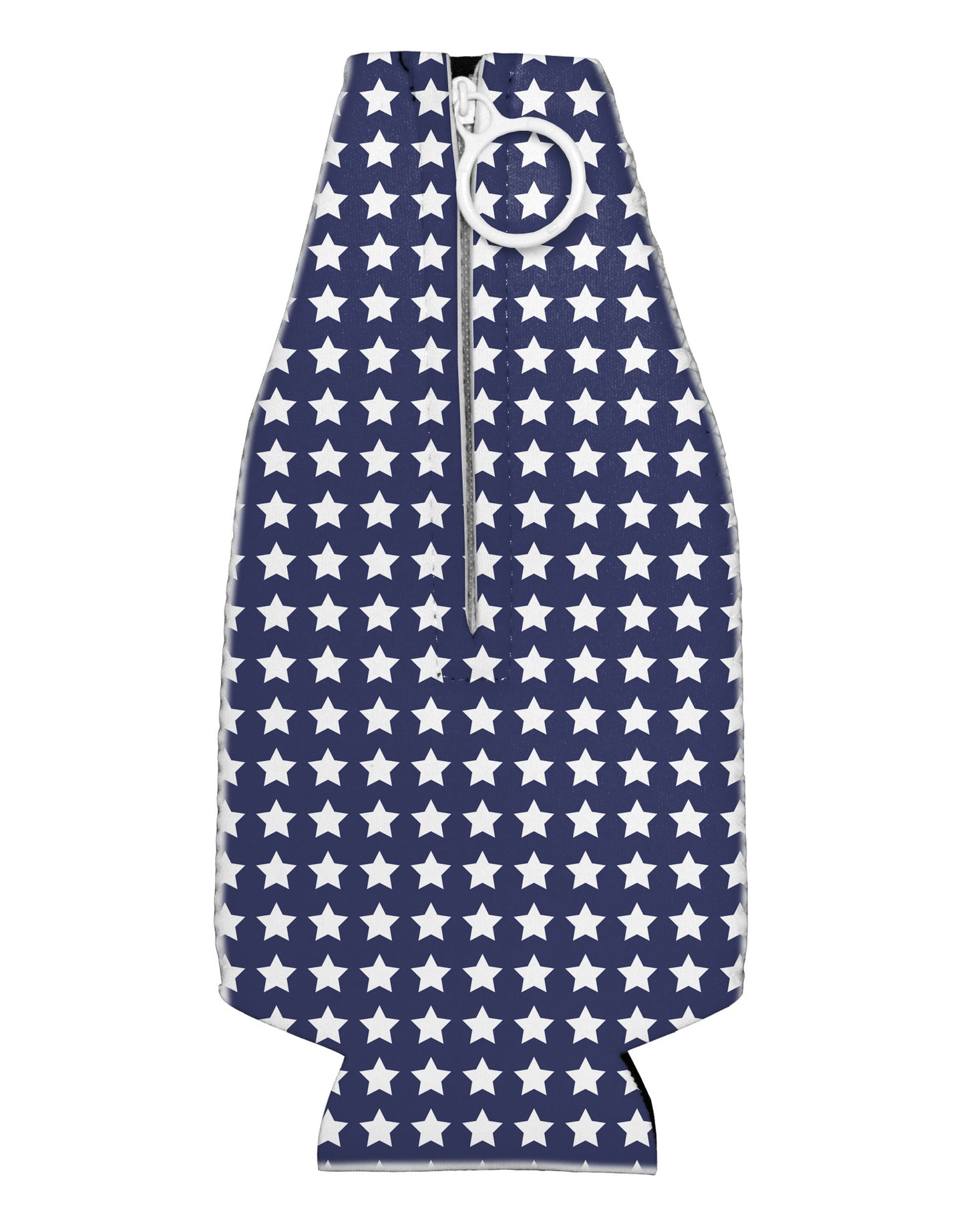 Americana Stars Pattern Collapsible Neoprene Bottle Insulator All Over Print-Bottle Insulator-TooLoud-White-Davson Sales