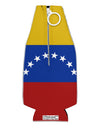 Venezuela Flag AOP Collapsible Neoprene Bottle Insulator All Over Print-Bottle Insulator-TooLoud-White-Davson Sales