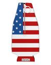 TooLoud USA Flag AOP Collapsible Neoprene Bottle Insulator All Over Print-Bottle Insulator-TooLoud-White-Davson Sales