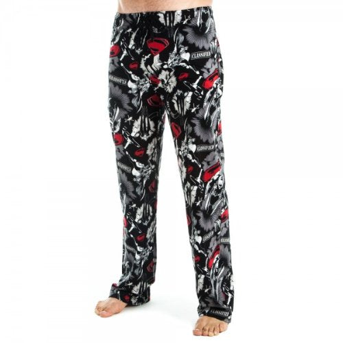 Superman Man of Steel Sleep Pants Loungwear-lounge pants-Bioworld-Small-Davson Sales
