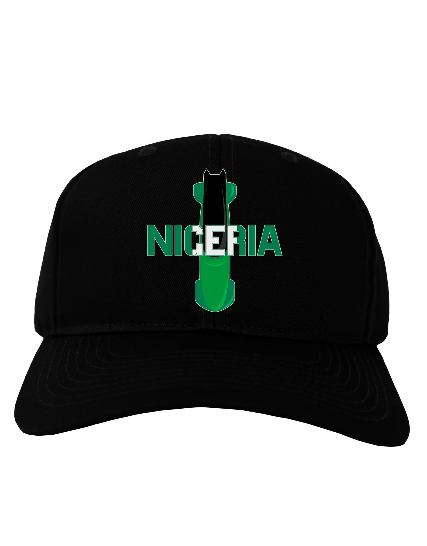 Nigeria Bobsled Adult Dark Baseball Cap Hat by TooLoud-Baseball Cap-TooLoud-Black-One Size-Davson Sales
