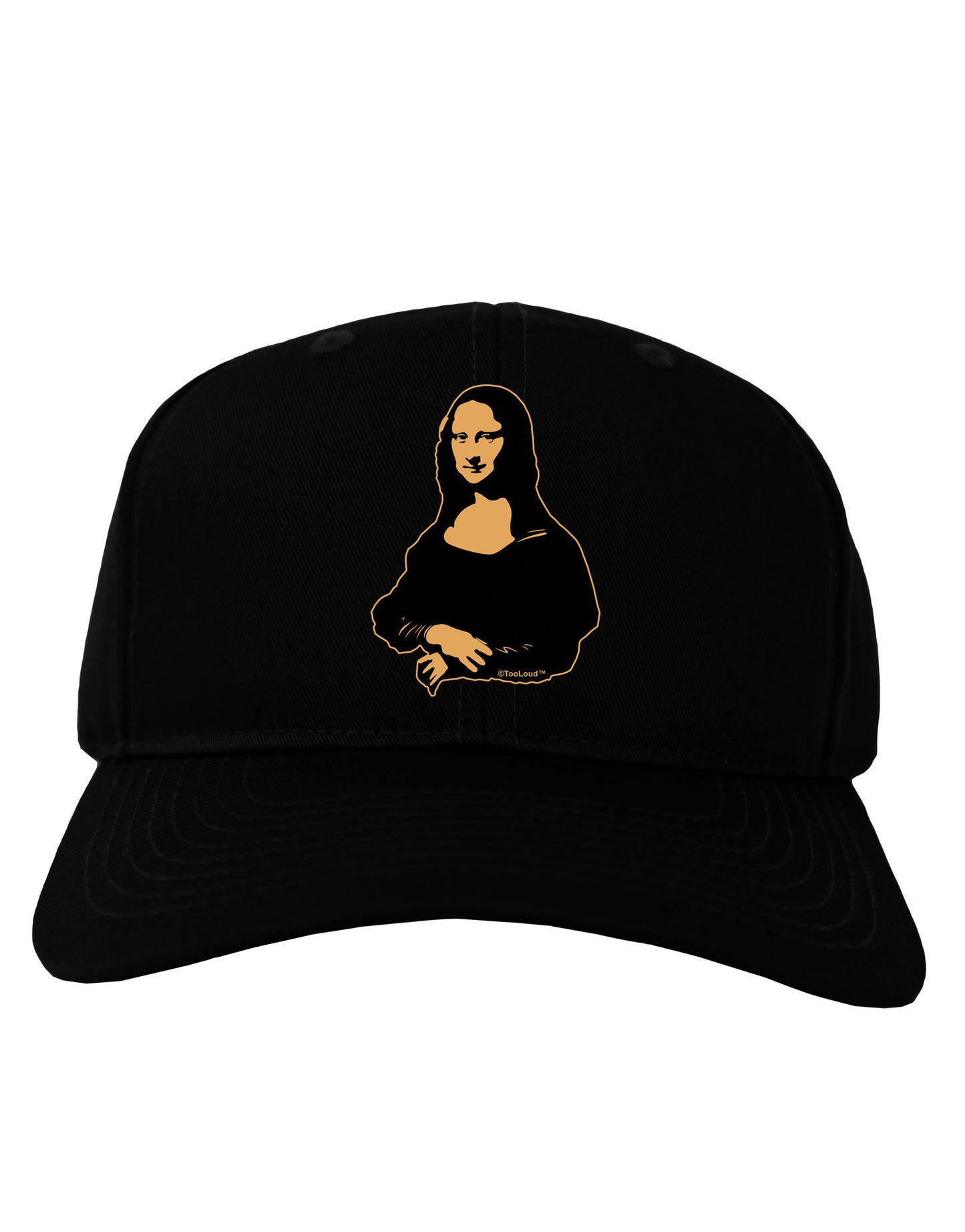 Mona Cutout Adult Dark Baseball Cap Hat-Baseball Cap-TooLoud-Black-One Size-Davson Sales