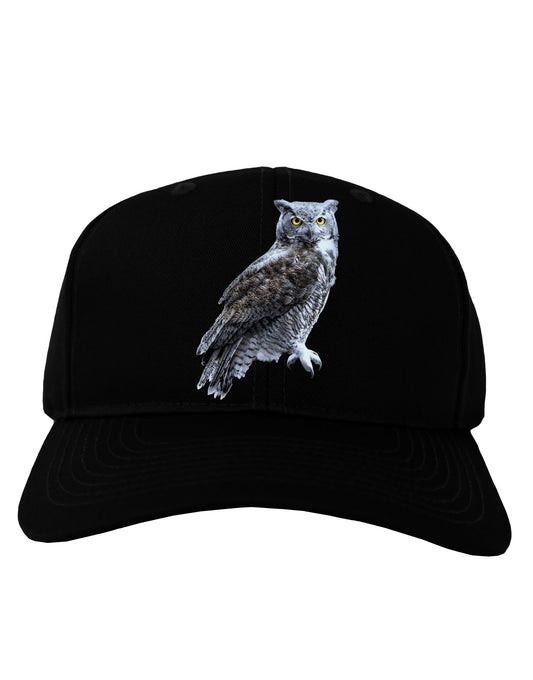 Great Horned Owl Photo Adult Dark Baseball Cap Hat-Baseball Cap-TooLoud-Black-One Size-Davson Sales