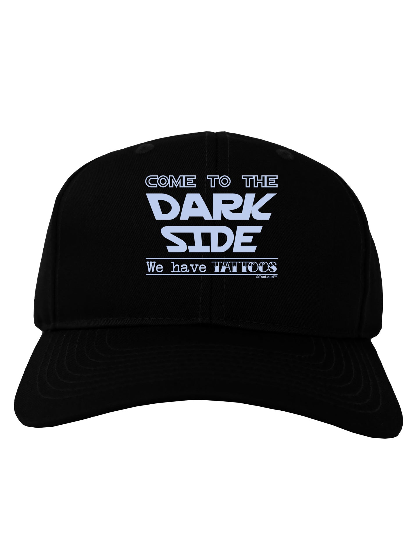 Come To The Dark Side - Tattoos Adult Dark Baseball Cap Hat by-Baseball Cap-TooLoud-Black-One Size-Davson Sales
