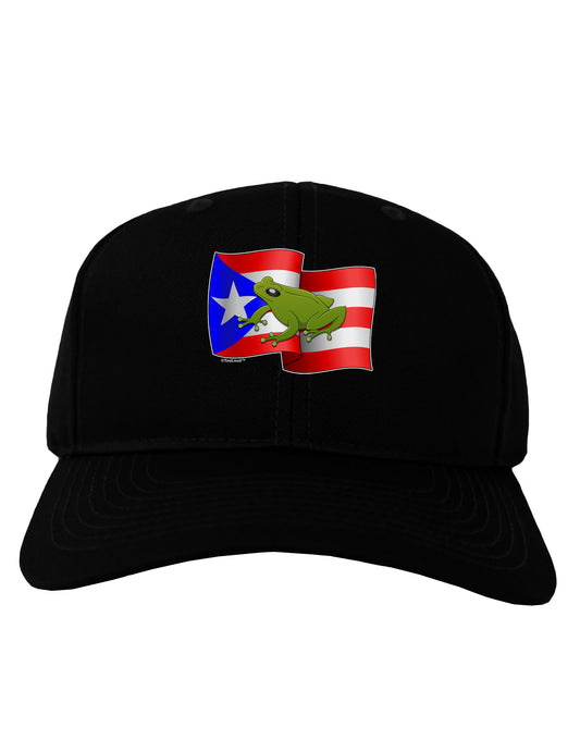 Puerto Rico Coqui Adult Dark Baseball Cap Hat-Baseball Cap-TooLoud-Black-One Size-Davson Sales