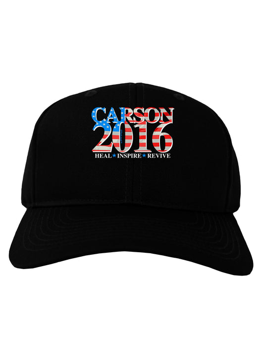 Carson Flag Slogan Adult Dark Baseball Cap Hat-Baseball Cap-TooLoud-Black-One Size-Davson Sales