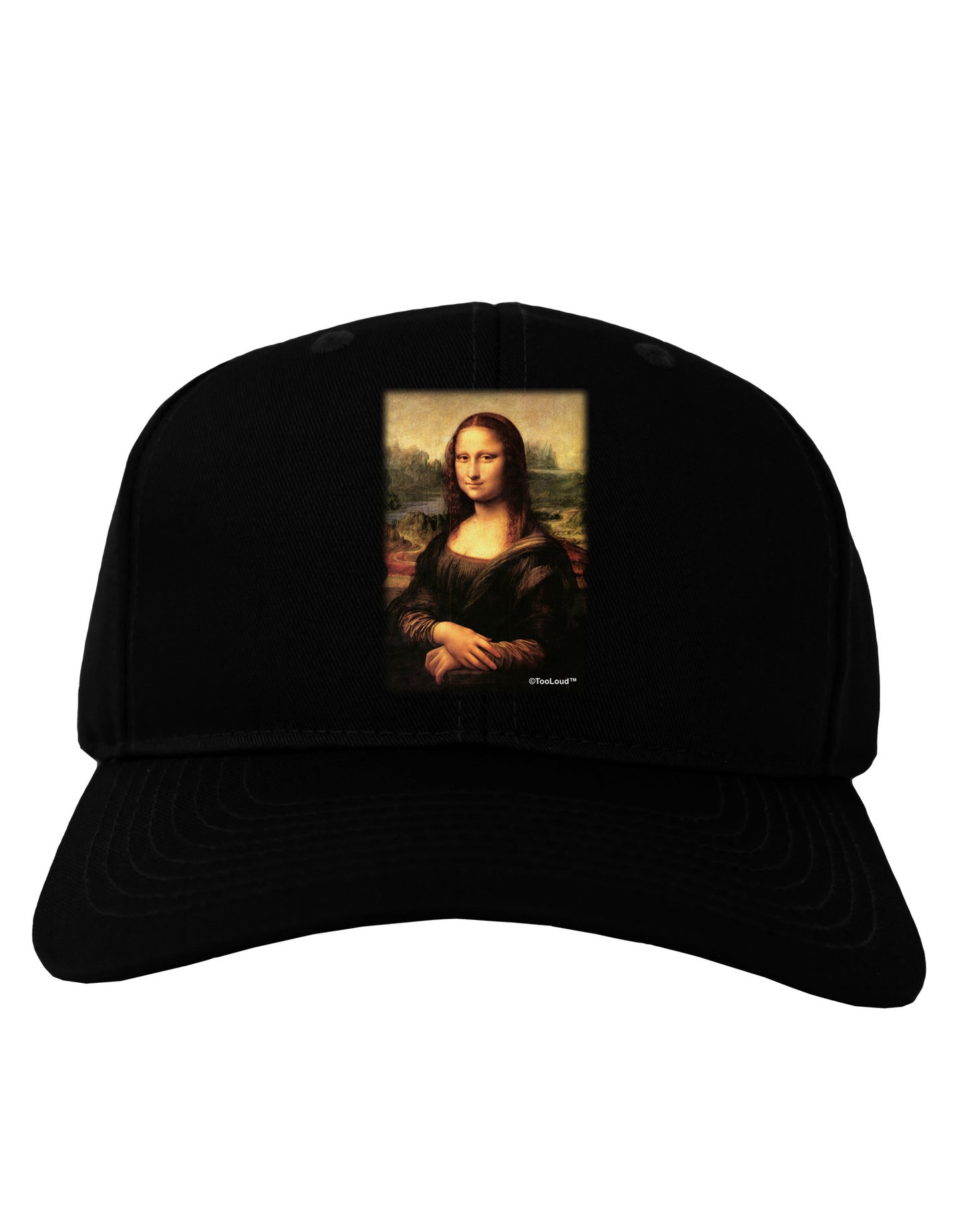 Mona Painting Adult Dark Baseball Cap Hat-Baseball Cap-TooLoud-Black-One Size-Davson Sales