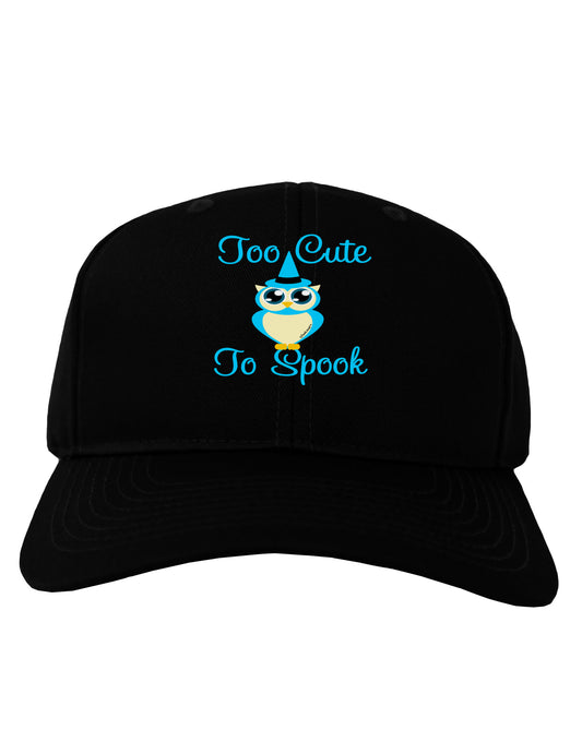 Owl Too Cute Blue Adult Dark Baseball Cap Hat-Baseball Cap-TooLoud-Black-One Size-Davson Sales