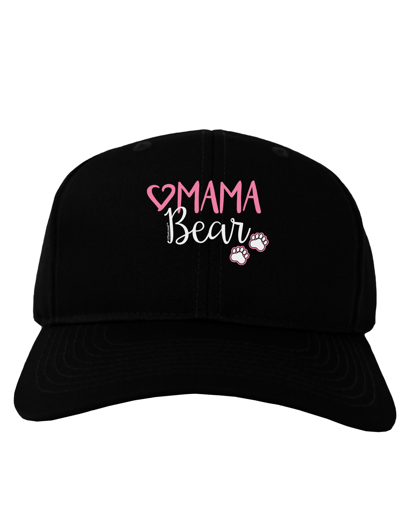 Mama Bear Paws Adult Dark Baseball Cap Hat-Baseball Cap-TooLoud-Black-One Size-Davson Sales