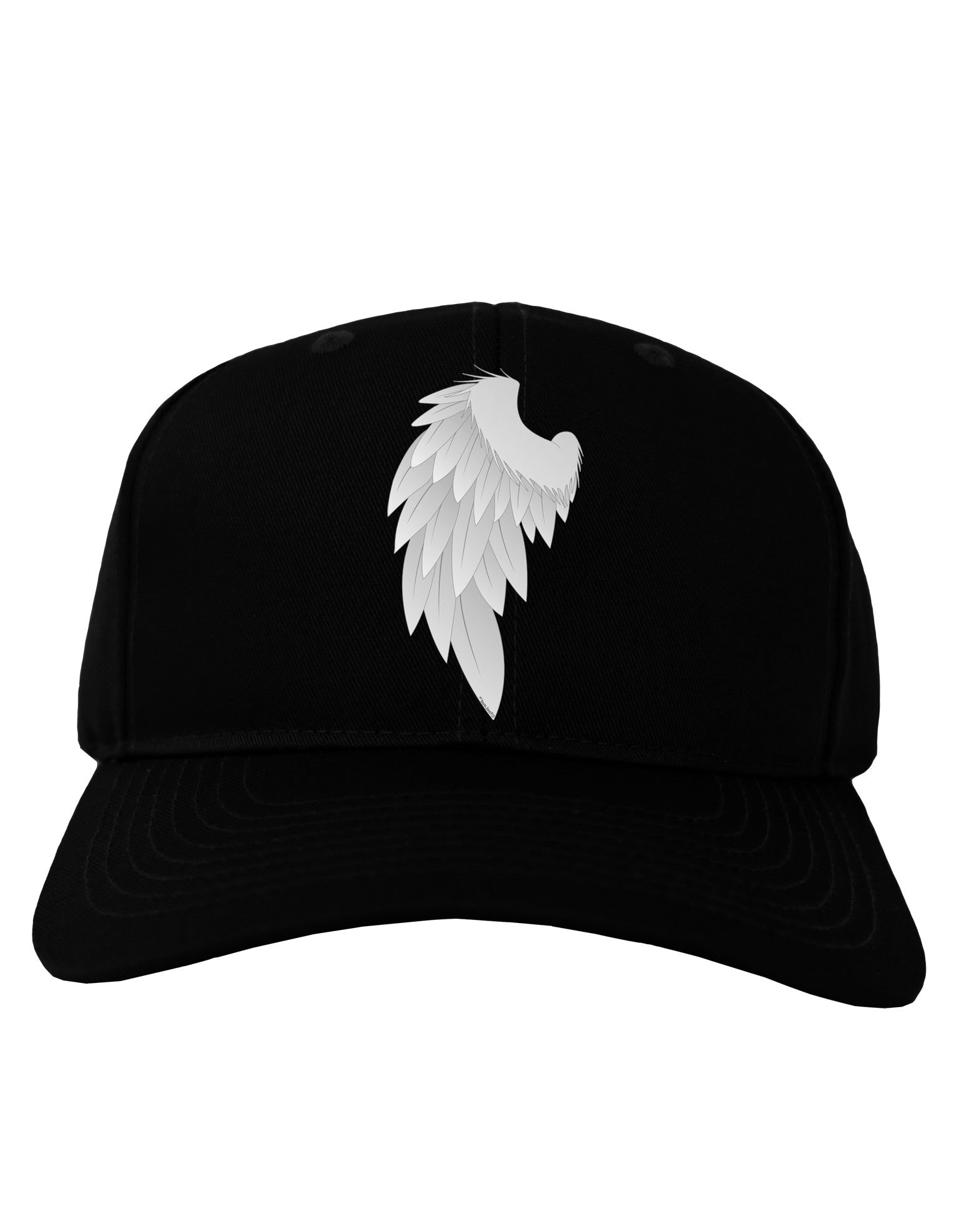 Single Left Angel Wing Design - Couples Adult Dark Baseball Cap Hat-Baseball Cap-TooLoud-Black-One Size-Davson Sales
