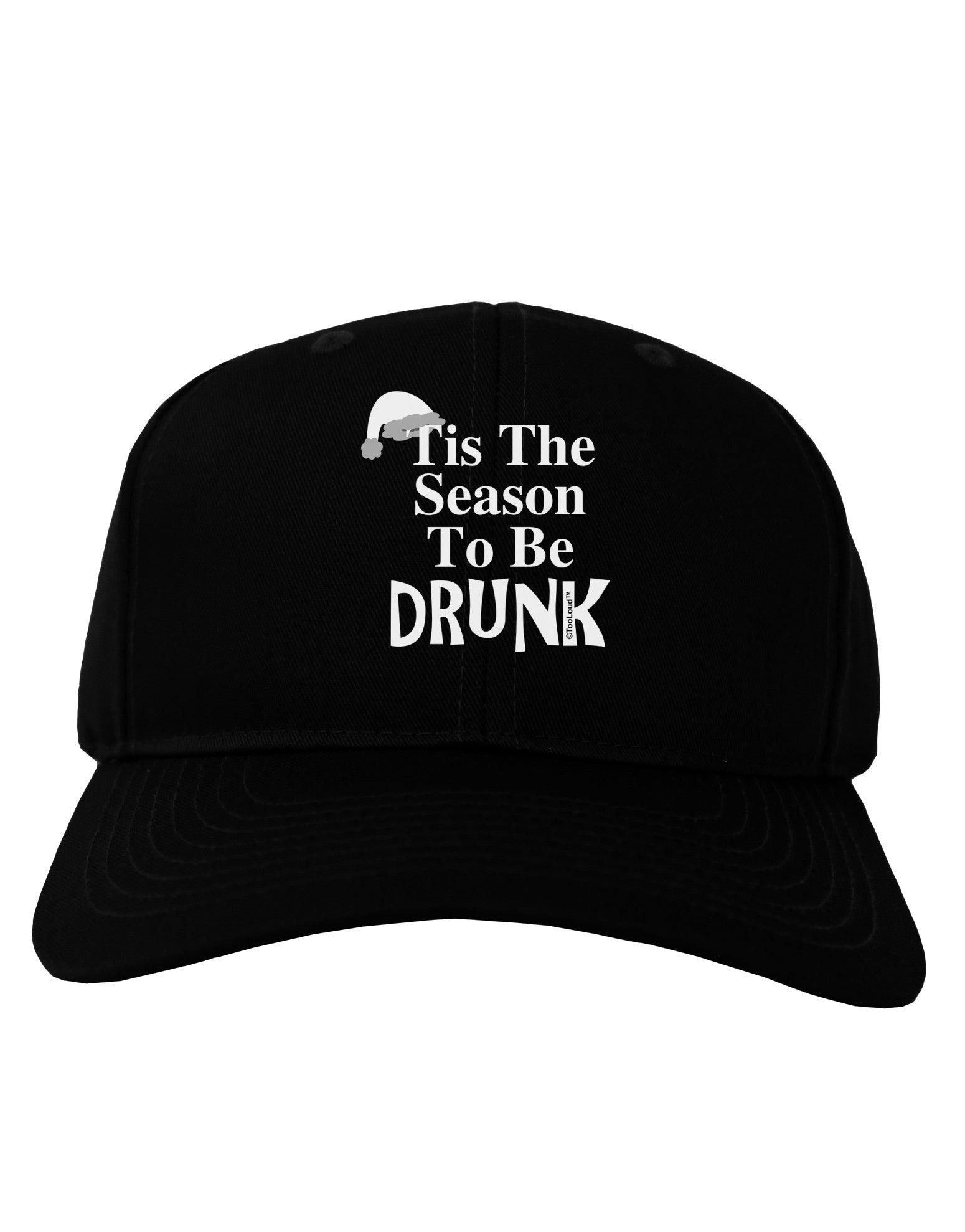 Season To Be Drunk BnW Adult Dark Baseball Cap Hat-Baseball Cap-TooLoud-Black-One Size-Davson Sales