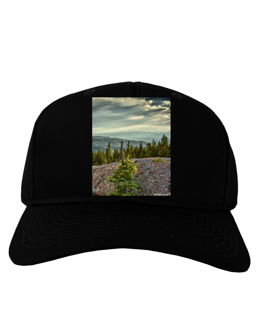 Nature Photography - Pine Kingdom Adult Dark Baseball Cap Hat by-Baseball Cap-TooLoud-Black-One Size-Davson Sales