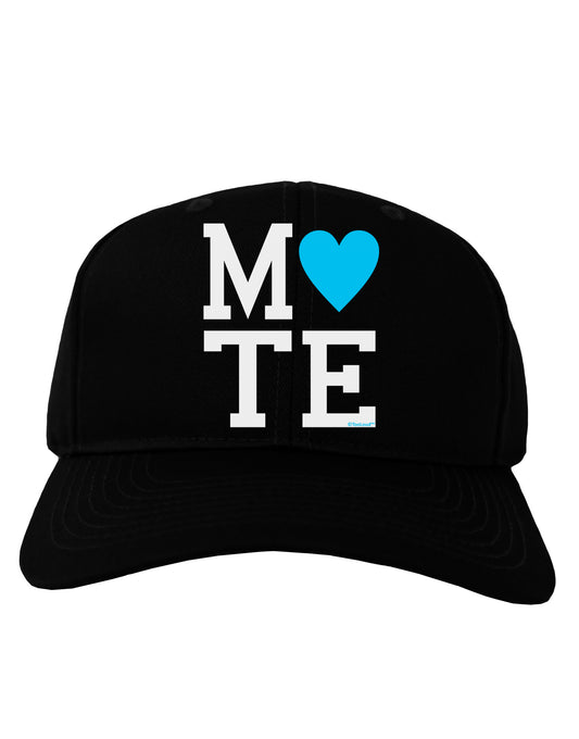 Matching Soulmate Design - Mate - Blue Adult Dark Baseball Cap Hat by TooLoud-Baseball Cap-TooLoud-Black-One Size-Davson Sales