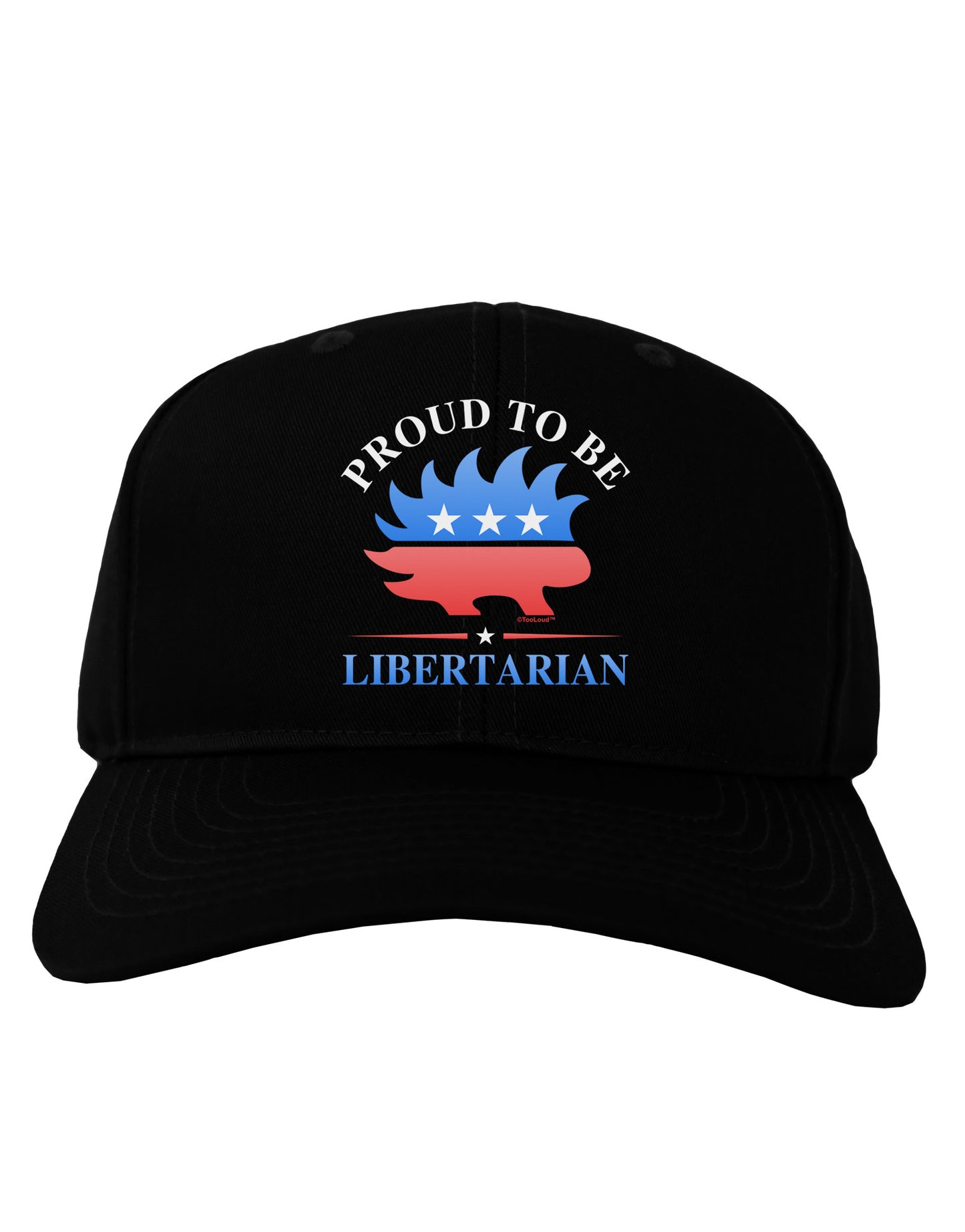 Proud To Be Libertarian Adult Dark Baseball Cap Hat-Baseball Cap-TooLoud-Black-One Size-Davson Sales
