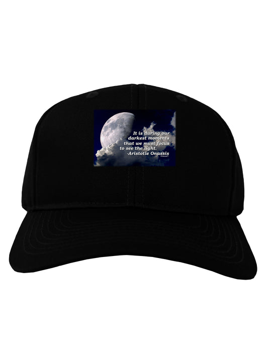 Our Darkest Moments Adult Dark Baseball Cap Hat-Baseball Cap-TooLoud-Black-One Size-Davson Sales