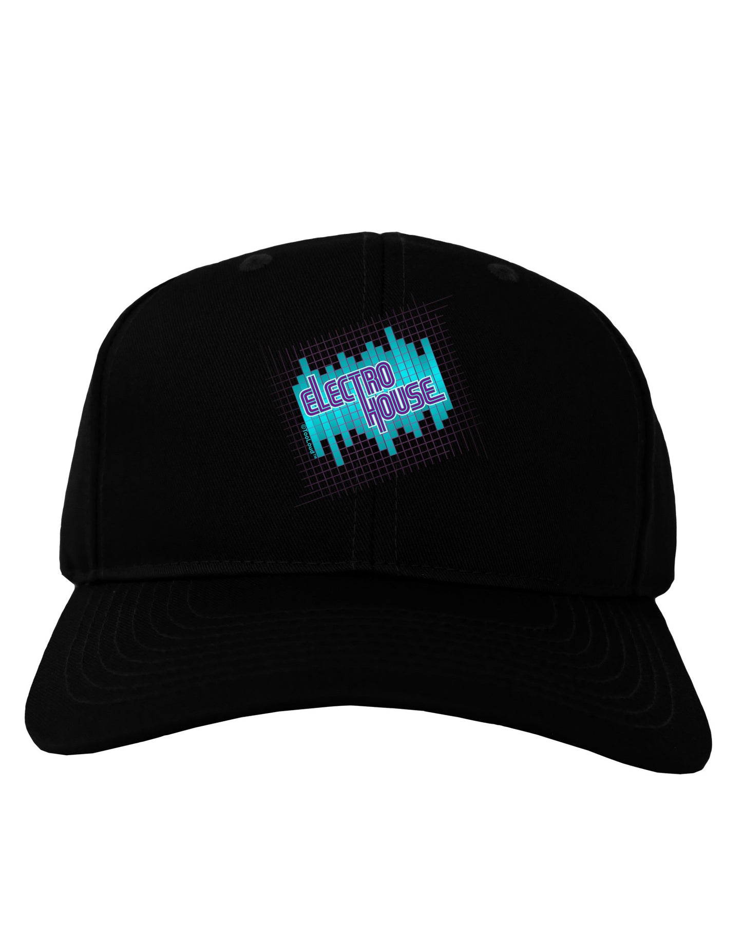Electro House Equalizer Adult Dark Baseball Cap Hat-Baseball Cap-TooLoud-Black-One Size-Davson Sales