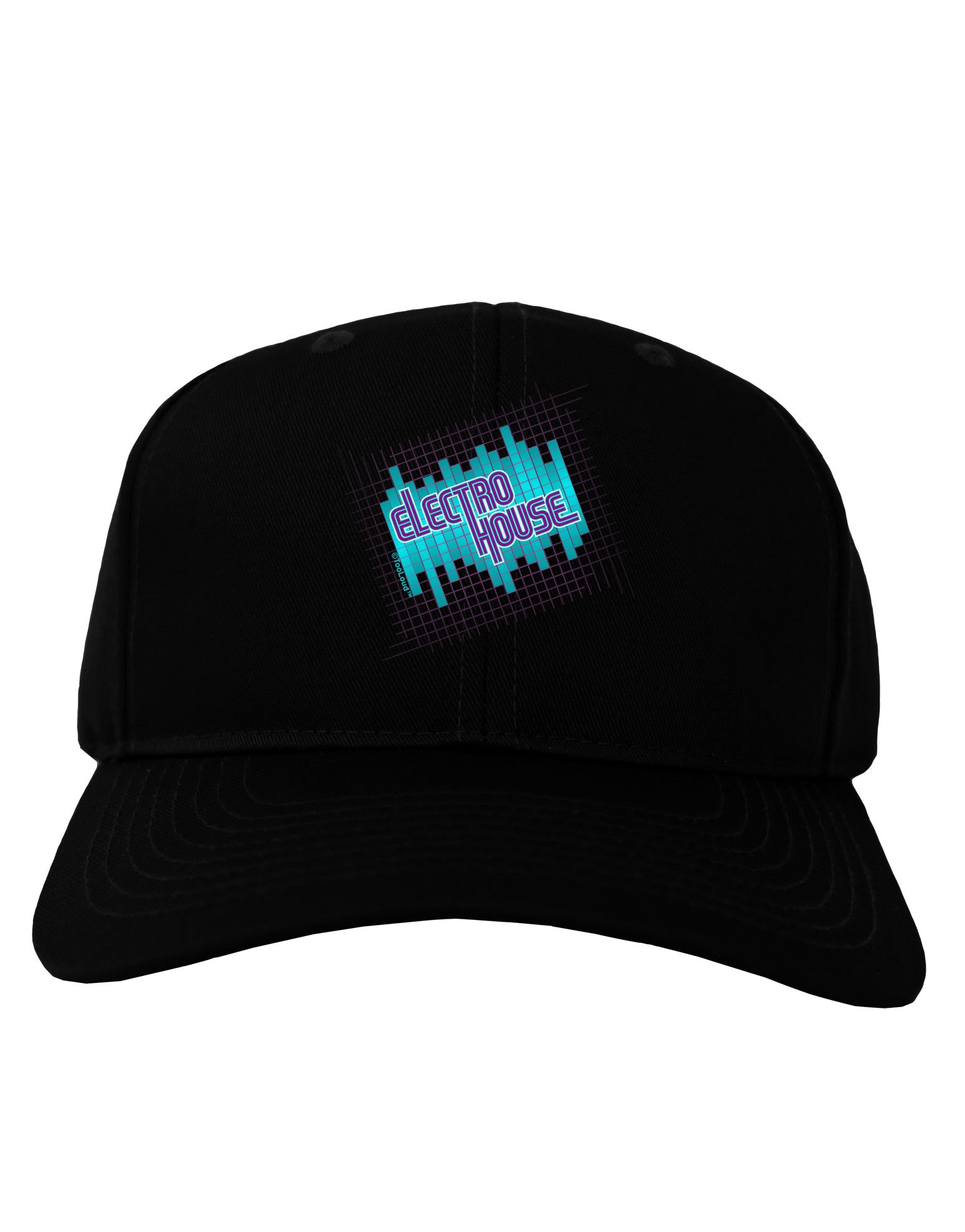Electro House Equalizer Adult Dark Baseball Cap Hat-Baseball Cap-TooLoud-Black-One Size-Davson Sales