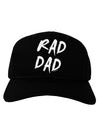 Rad Dad Design Adult Dark Baseball Cap Hat-Baseball Cap-TooLoud-Black-One Size-Davson Sales