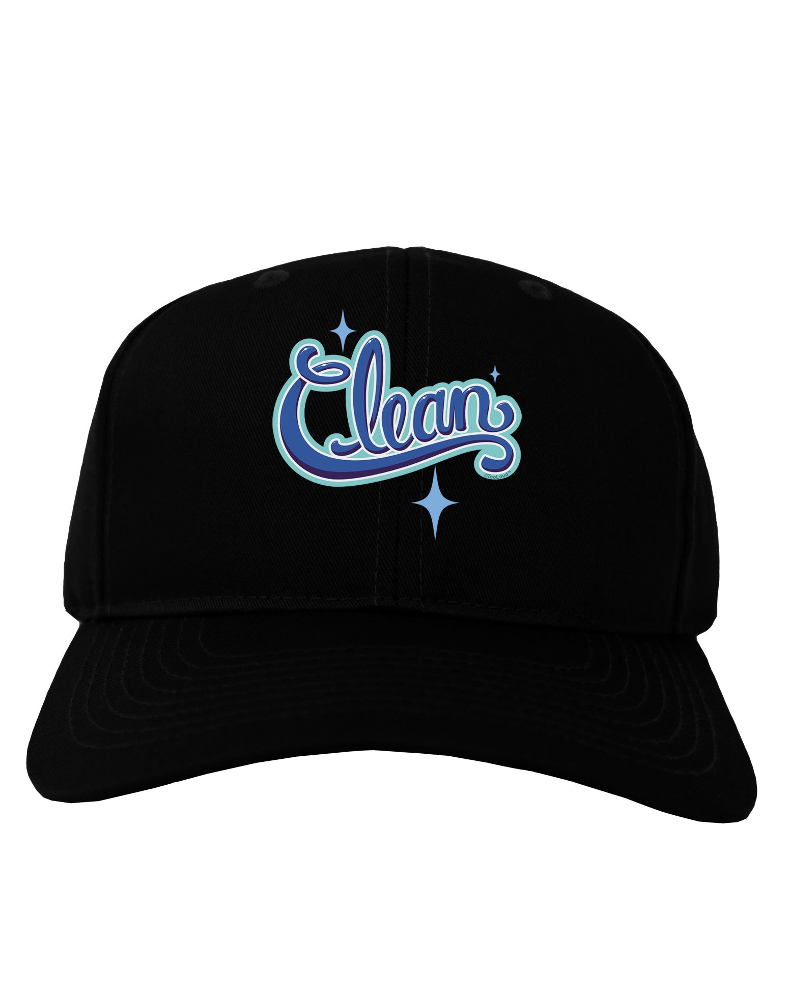 Clean Text Adult Dark Baseball Cap Hat-Baseball Cap-TooLoud-Black-One Size-Davson Sales
