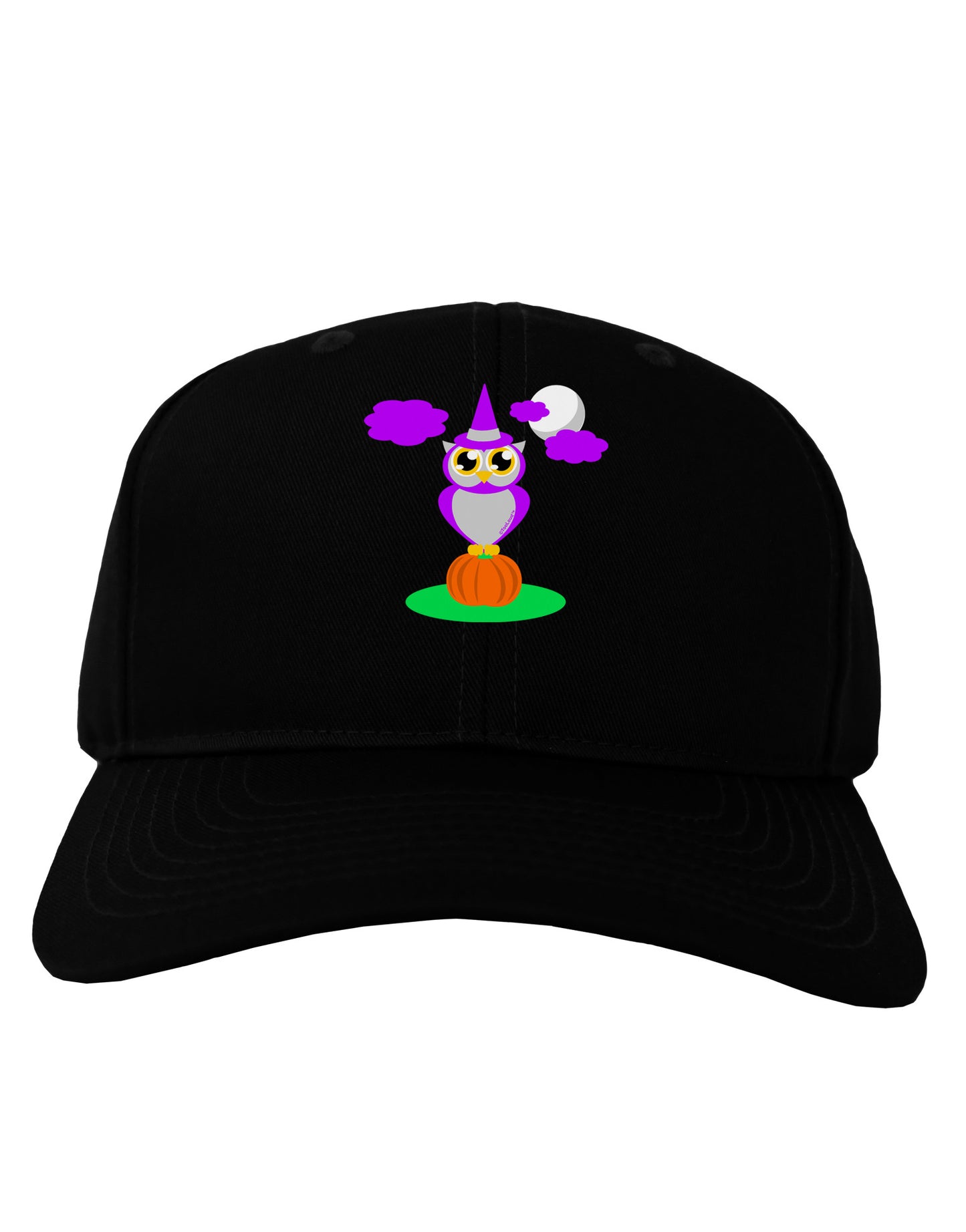 Owl Purple Adult Dark Baseball Cap Hat-Baseball Cap-TooLoud-Black-One Size-Davson Sales