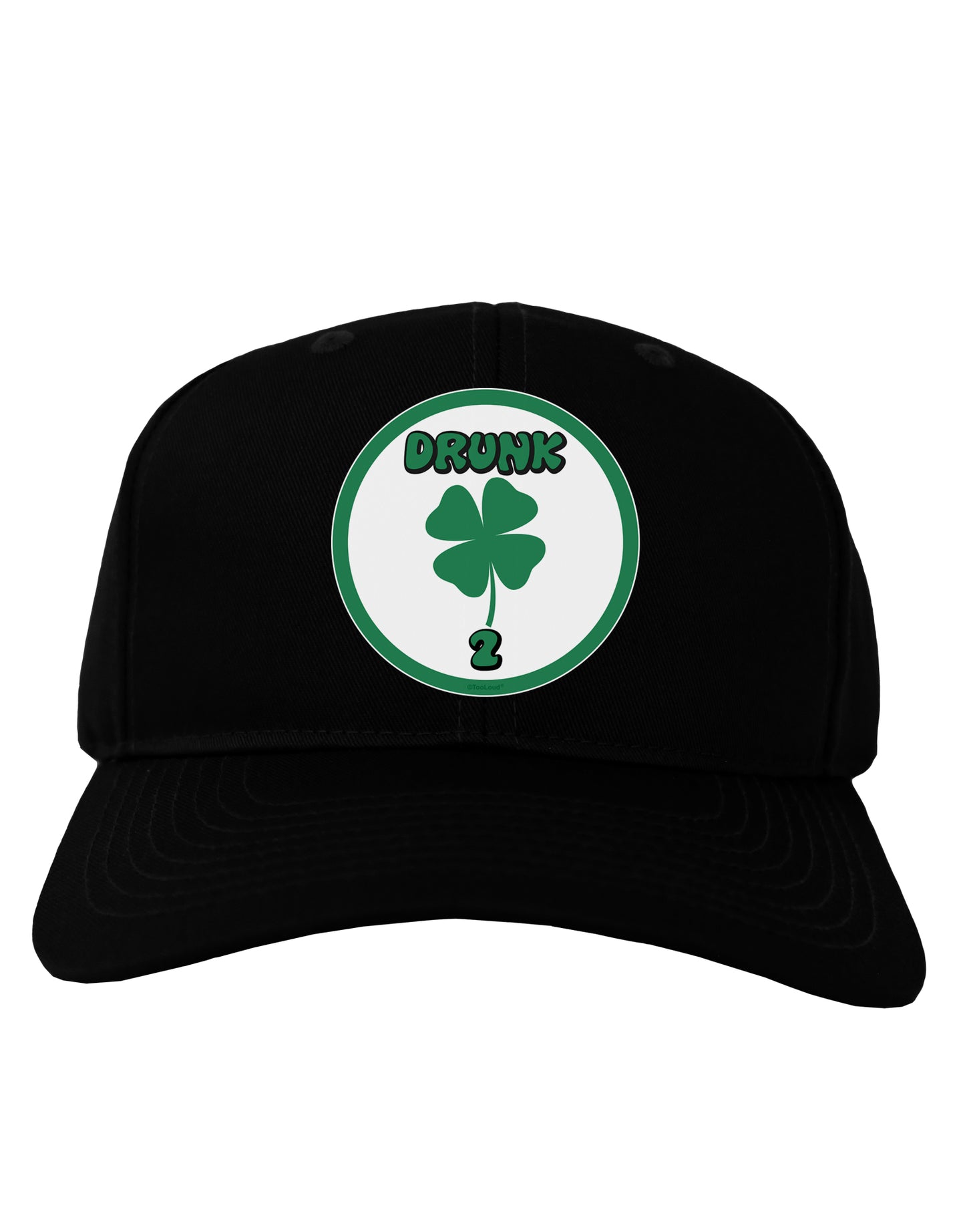 Drunk 2 Funny Adult Dark Baseball Cap Hat by TooLoud-Baseball Cap-TooLoud-Black-One Size-Davson Sales