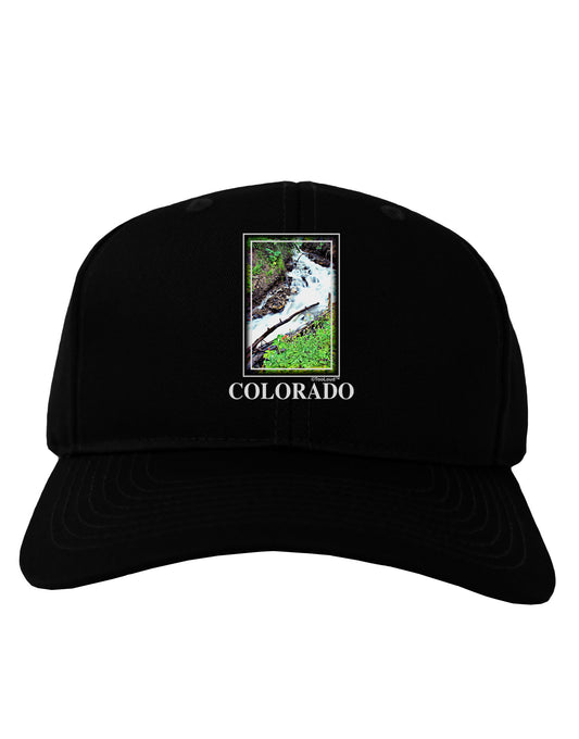 Colorado White River Text Adult Dark Baseball Cap Hat-Baseball Cap-TooLoud-Black-One Size-Davson Sales