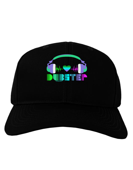 Heart Dubstep Adult Dark Baseball Cap Hat-Baseball Cap-TooLoud-Black-One Size-Davson Sales