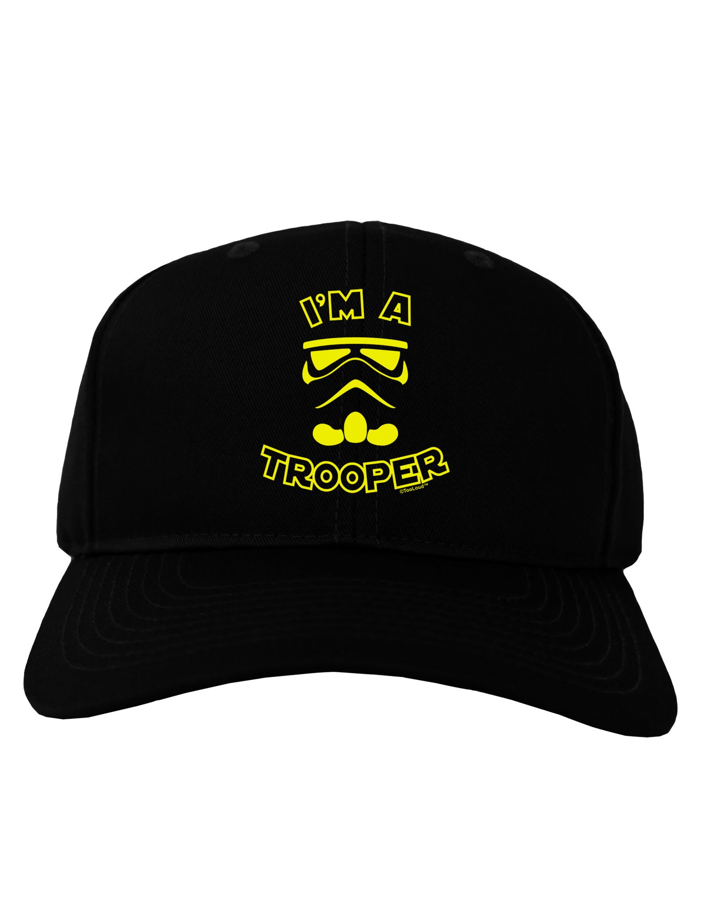 I'm A Trooper Adult Dark Baseball Cap Hat-Baseball Cap-TooLoud-Black-One Size-Davson Sales