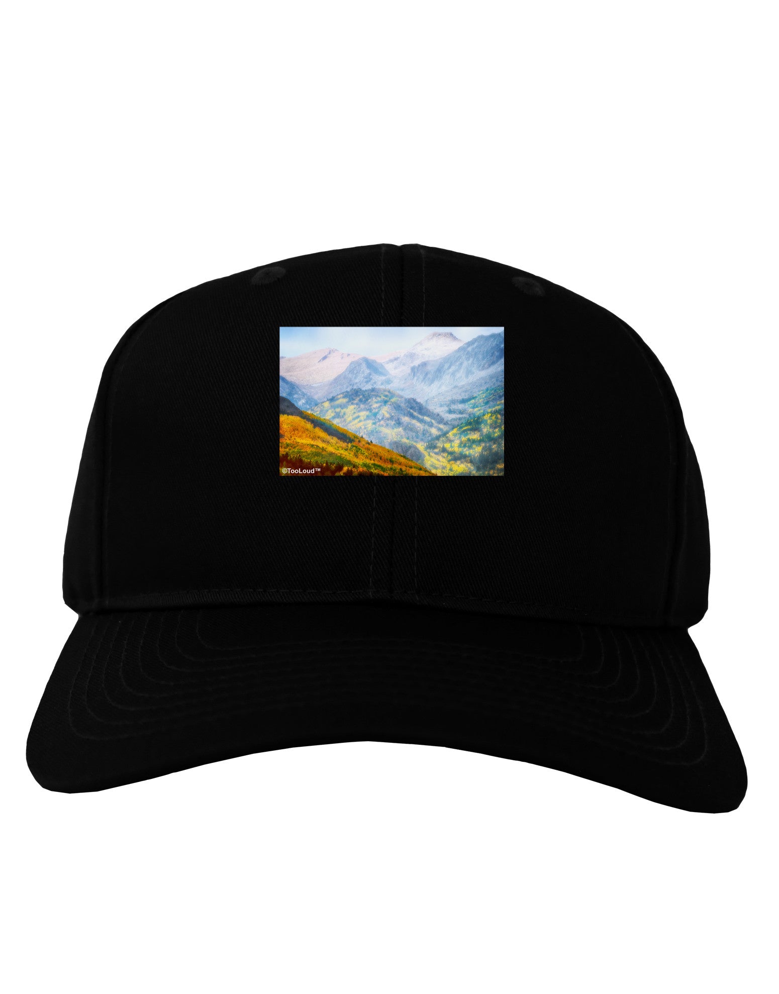 Colorado Fog Mountains Adult Dark Baseball Cap Hat-Baseball Cap-TooLoud-Black-One Size-Davson Sales