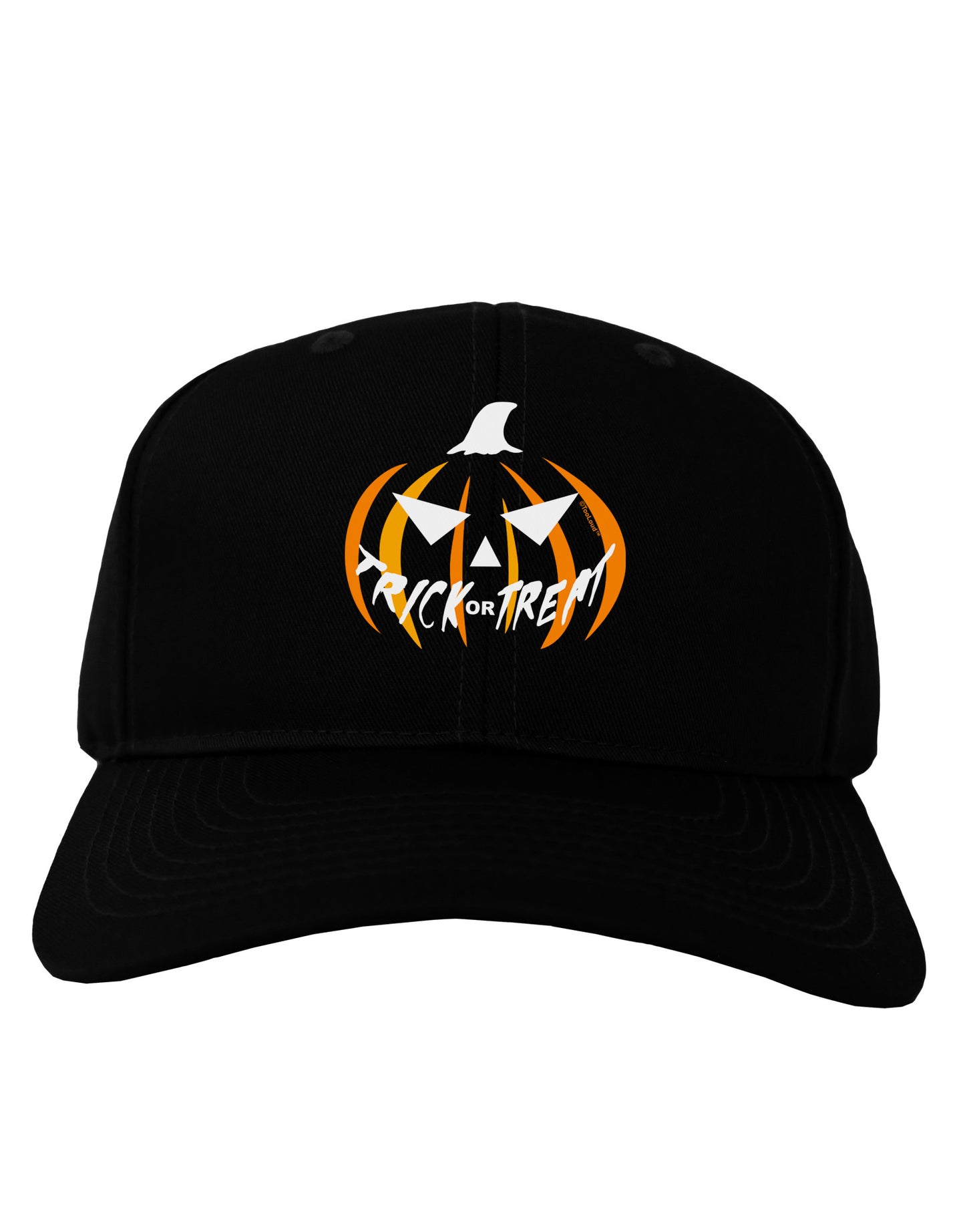 Trick or Treat Jack Adult Dark Baseball Cap Hat-Baseball Cap-TooLoud-Black-One Size-Davson Sales