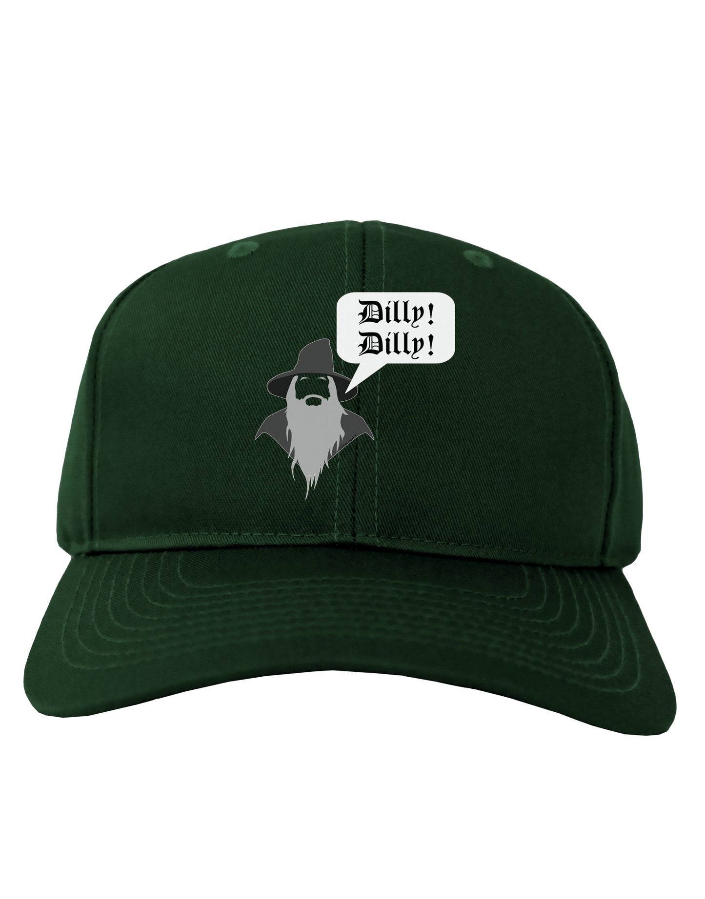 Wizard Dilly Dilly Adult Dark Baseball Cap Hat by TooLoud-Baseball Cap-TooLoud-Hunter-Green-One Size-Davson Sales