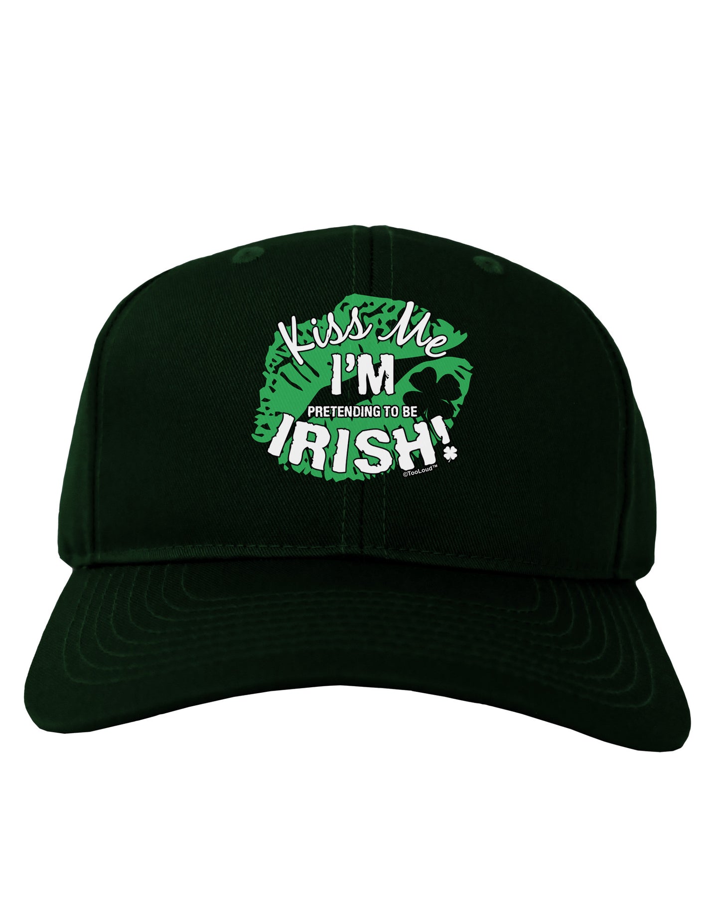 I'm Pretending To Be Irish Adult Dark Baseball Cap Hat-Baseball Cap-TooLoud-Hunter-Green-One Size-Davson Sales