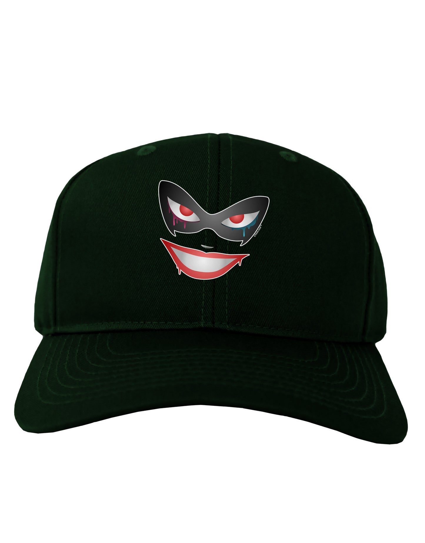 Lil Monster Mask Adult Dark Baseball Cap Hat-Baseball Cap-TooLoud-Hunter-Green-One Size-Davson Sales