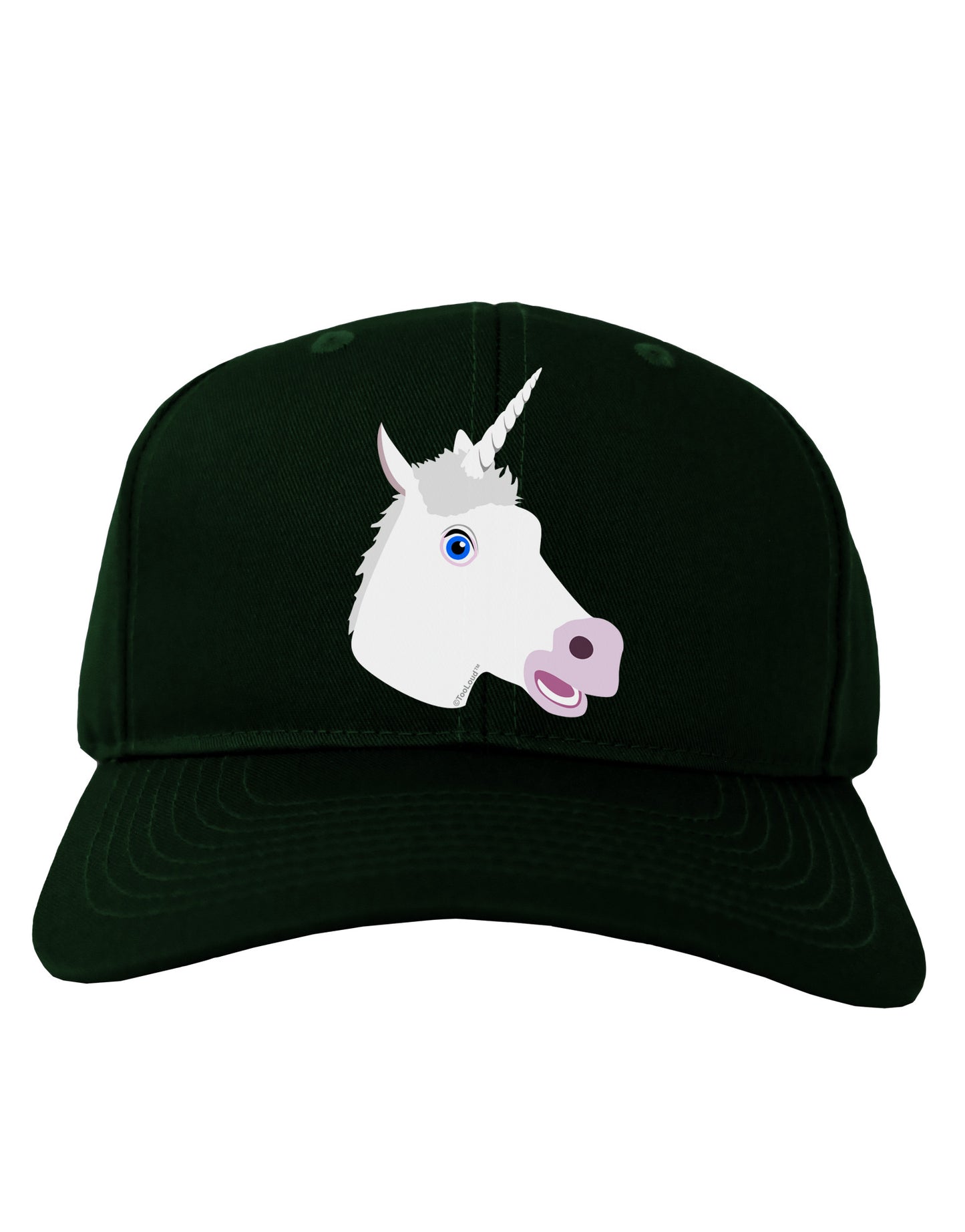 Fanciful Unicorn Adult Dark Baseball Cap Hat-Baseball Cap-TooLoud-Hunter-Green-One Size-Davson Sales