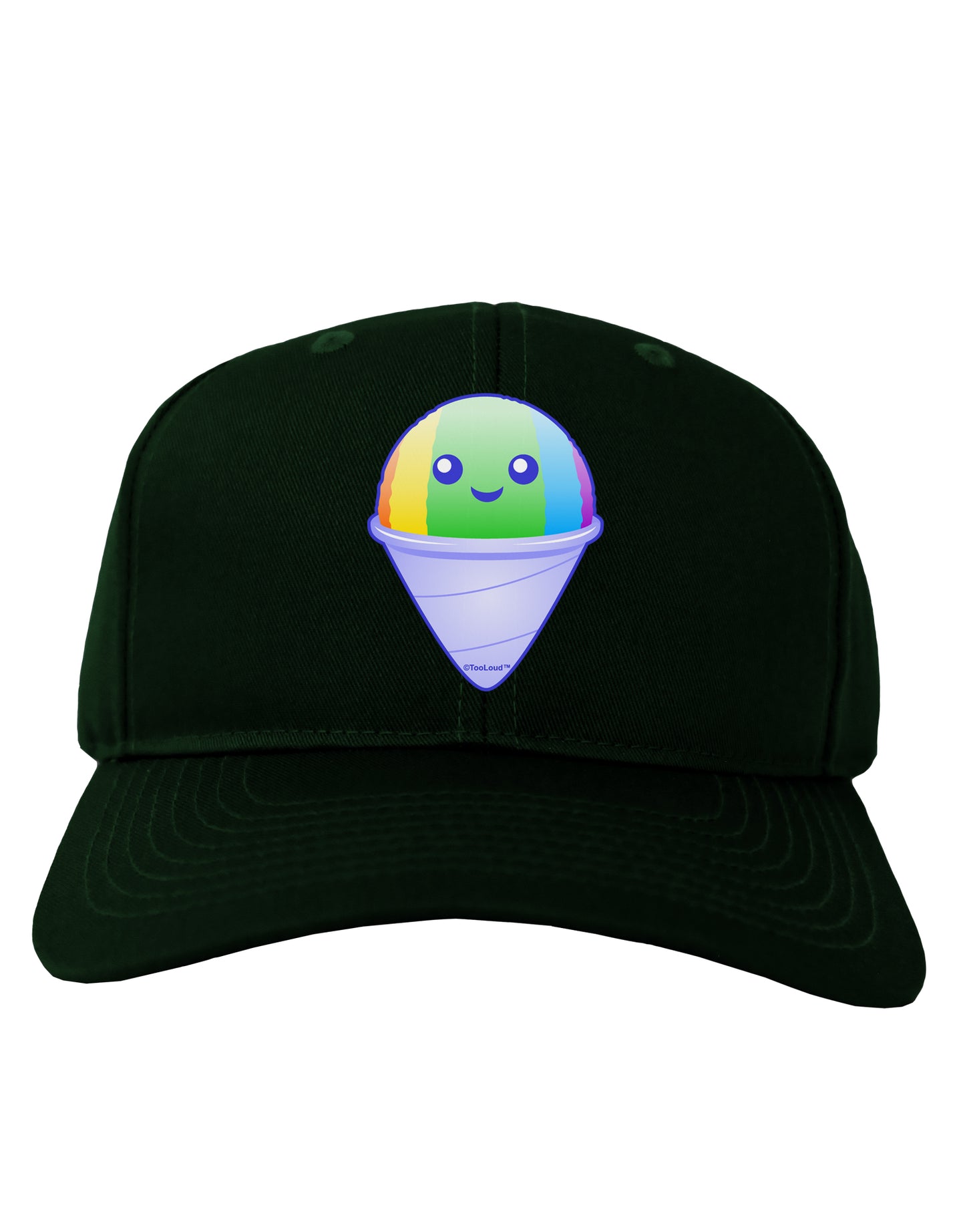 Cute Shaved Ice Adult Dark Baseball Cap Hat by TooLoud-Baseball Cap-TooLoud-Hunter-Green-One Size-Davson Sales