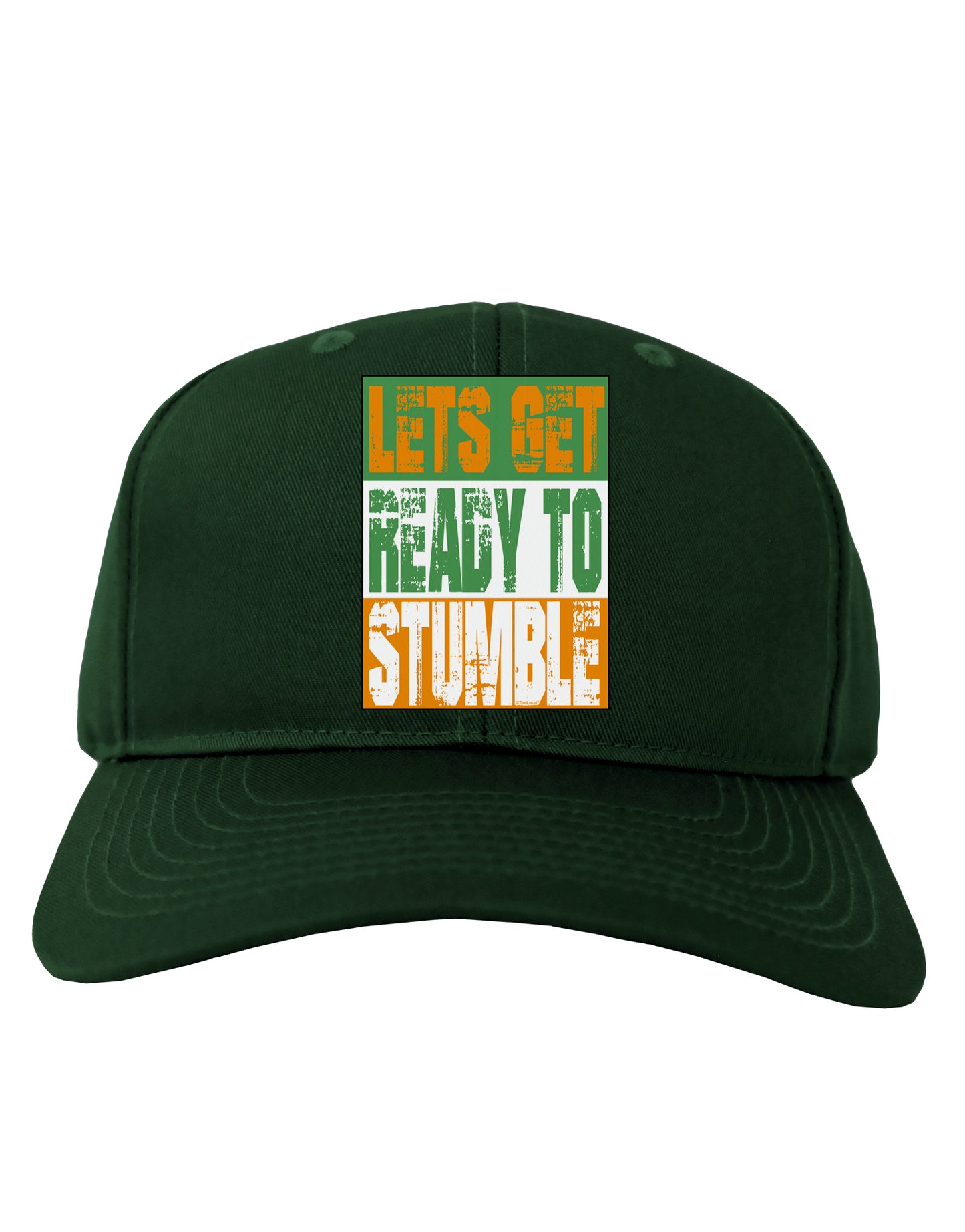 Lets Get Ready To Stumble Adult Dark Baseball Cap Hat by TooLoud-Baseball Cap-TooLoud-Hunter-Green-One Size-Davson Sales