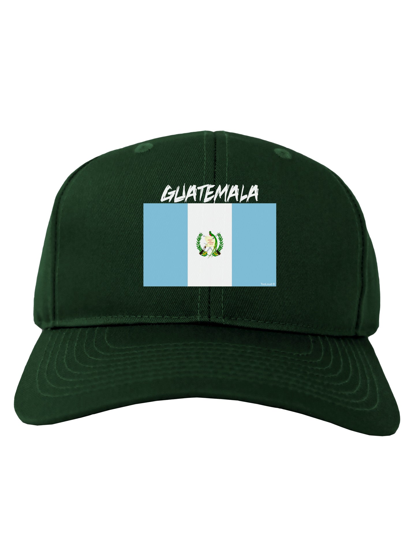 Guatamelan Flag Design Adult Dark Baseball Cap Hat by TooLoud-Baseball Cap-TooLoud-Hunter-Green-One Size-Davson Sales