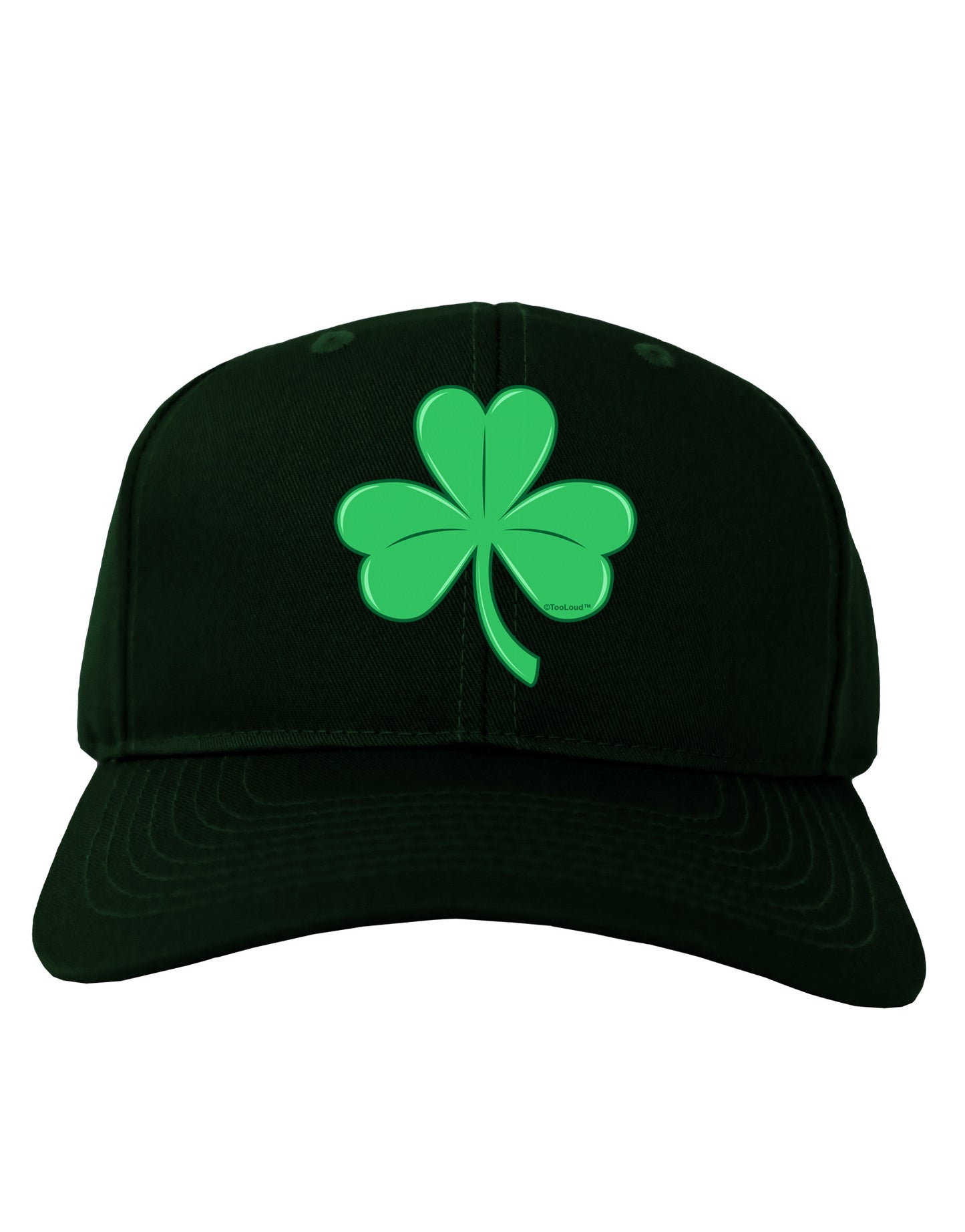Shamrock Vector Design Adult Dark Baseball Cap Hat by TooLoud-Baseball Cap-TooLoud-Hunter-Green-One Size-Davson Sales