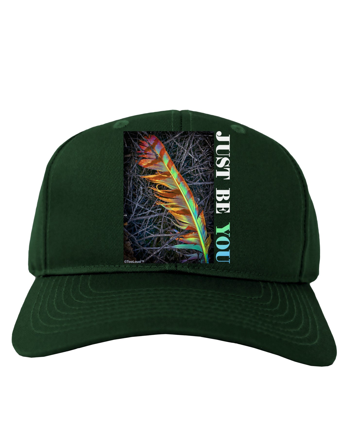 Just Be You - Unique Adult Dark Baseball Cap Hat-Baseball Cap-TooLoud-Hunter-Green-One Size-Davson Sales