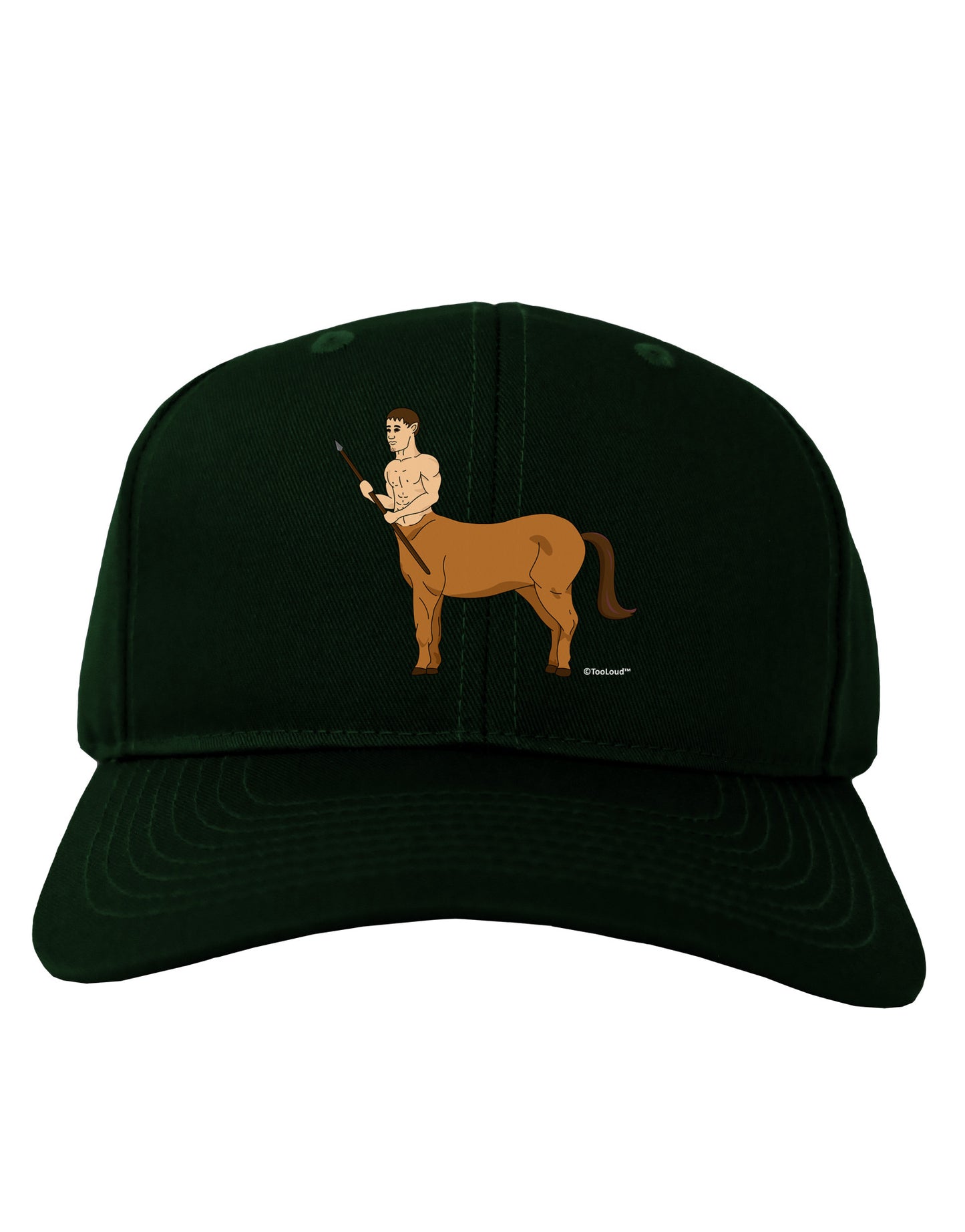 Greek Mythology Centaur Design - Color Adult Dark Baseball Cap Hat by TooLoud-Baseball Cap-TooLoud-Hunter-Green-One Size-Davson Sales