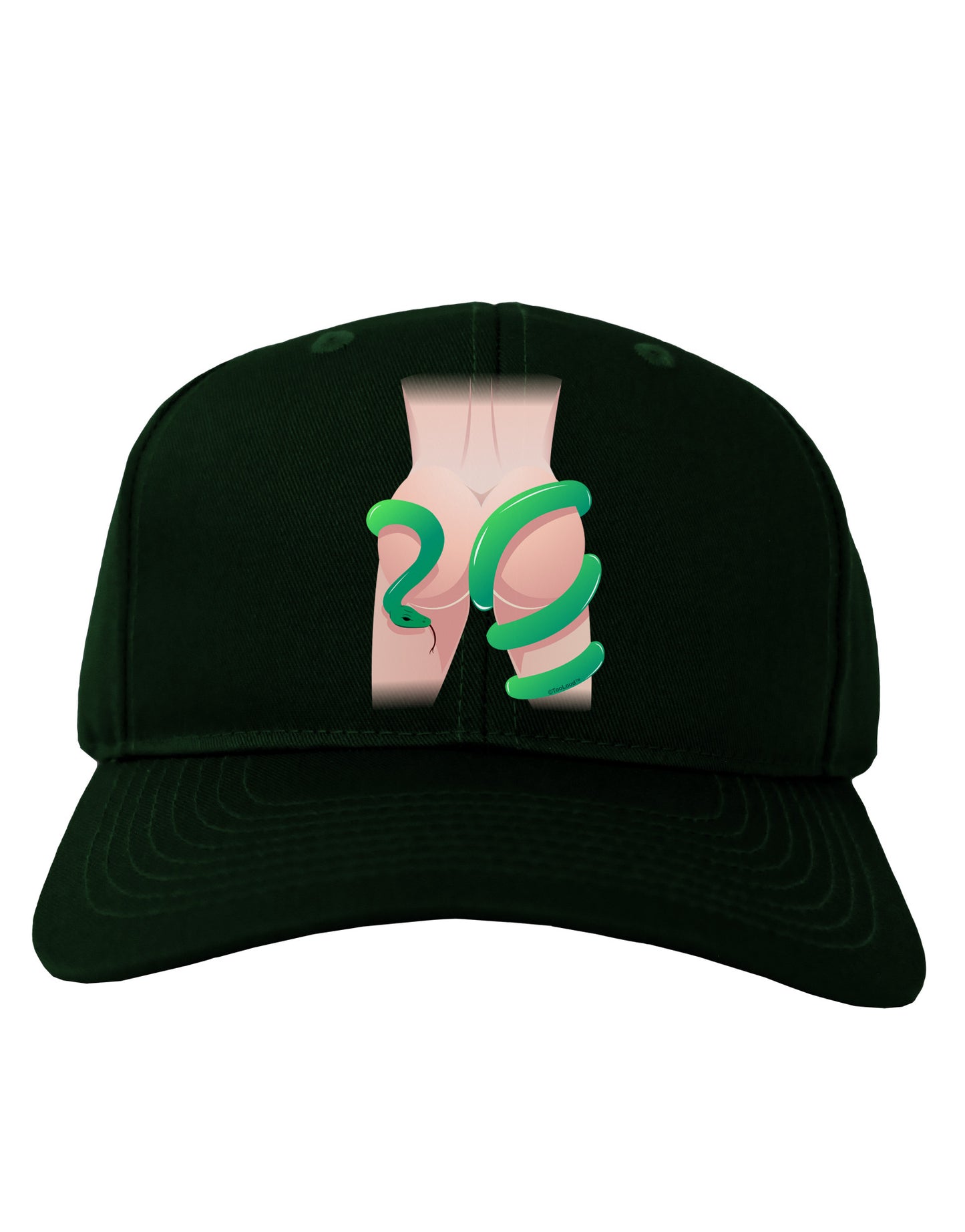 Lady Anaconda Design Light Adult Dark Baseball Cap Hat-Baseball Cap-TooLoud-Hunter-Green-One Size-Davson Sales