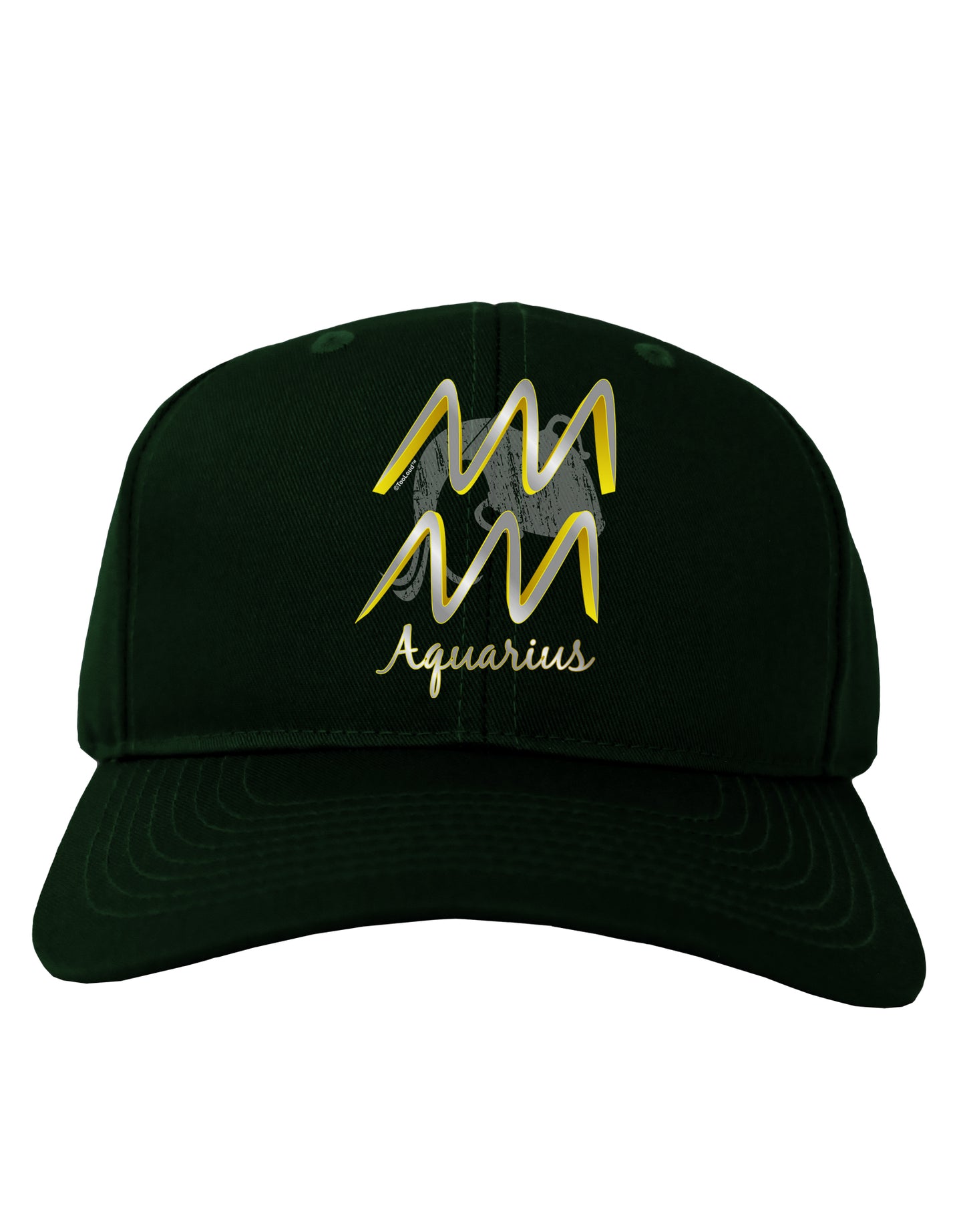 Aquarius Symbol Adult Dark Baseball Cap Hat-Baseball Cap-TooLoud-Hunter-Green-One Size-Davson Sales