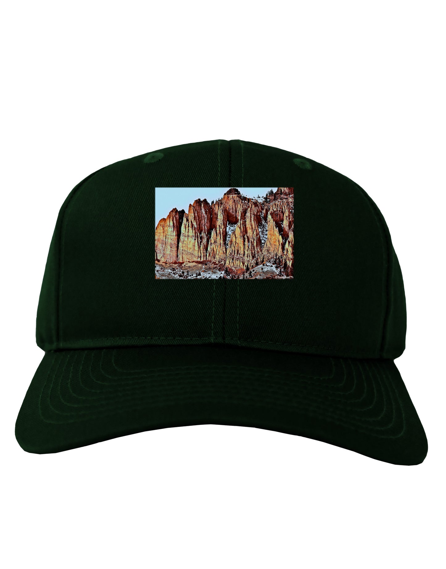 Colorado Mountain Spires Adult Dark Baseball Cap Hat-Baseball Cap-TooLoud-Hunter-Green-One Size-Davson Sales