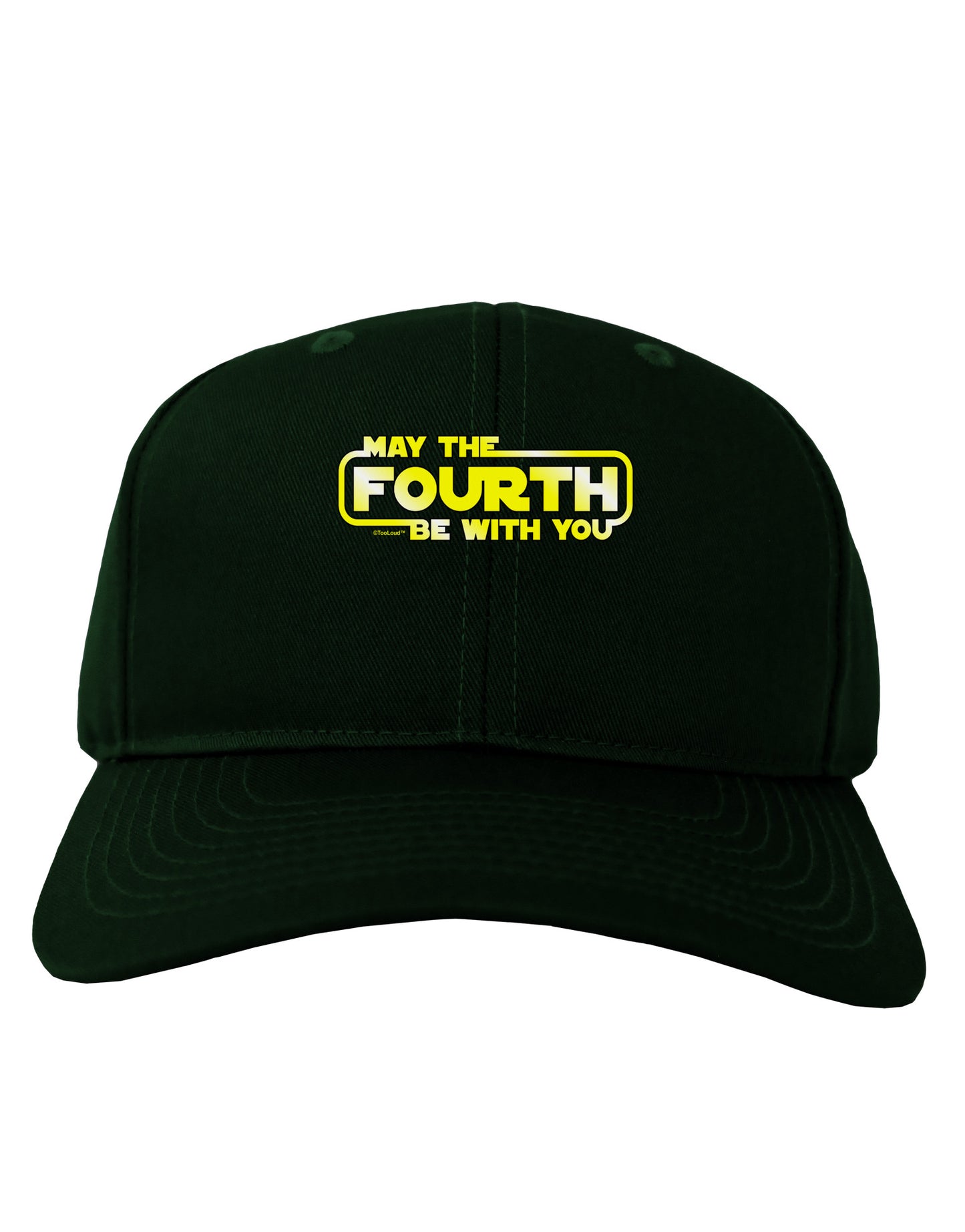 May The Fourth Be With You Adult Dark Baseball Cap Hat-Baseball Cap-TooLoud-Hunter-Green-One Size-Davson Sales