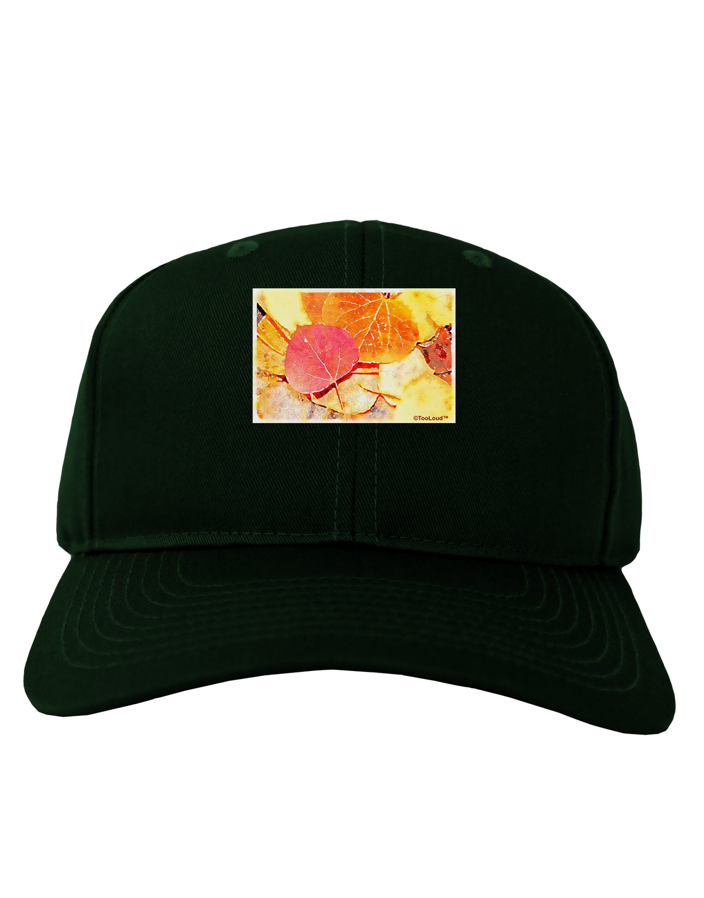 Colorado - Autumn WaterColor Adult Dark Baseball Cap Hat-Baseball Cap-TooLoud-Hunter-Green-One Size-Davson Sales