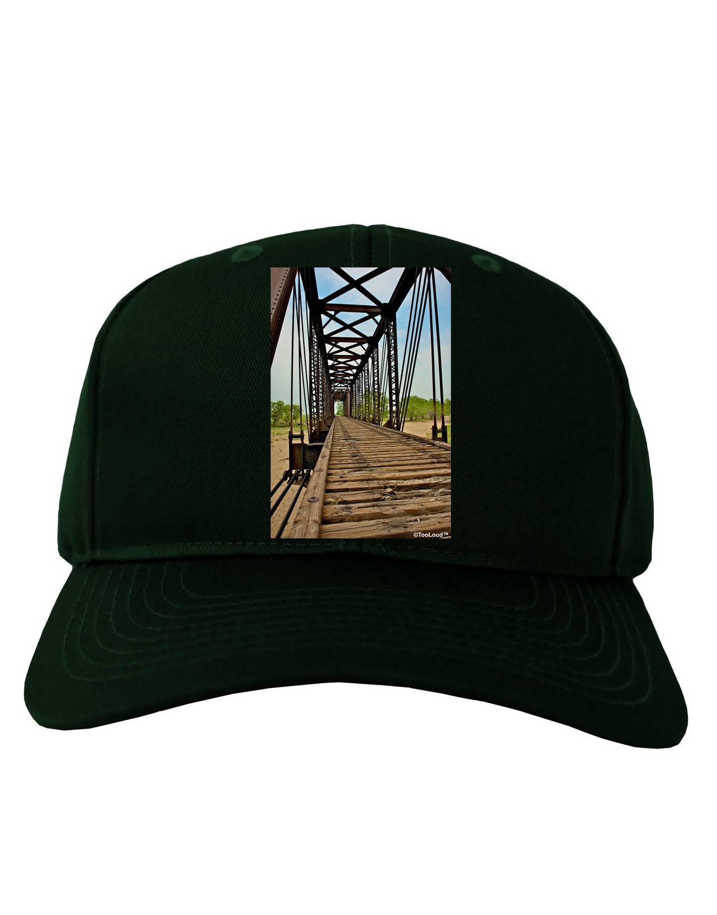 Colorado Landscape Bridge Adult Dark Baseball Cap Hat-Baseball Cap-TooLoud-Hunter-Green-One Size-Davson Sales