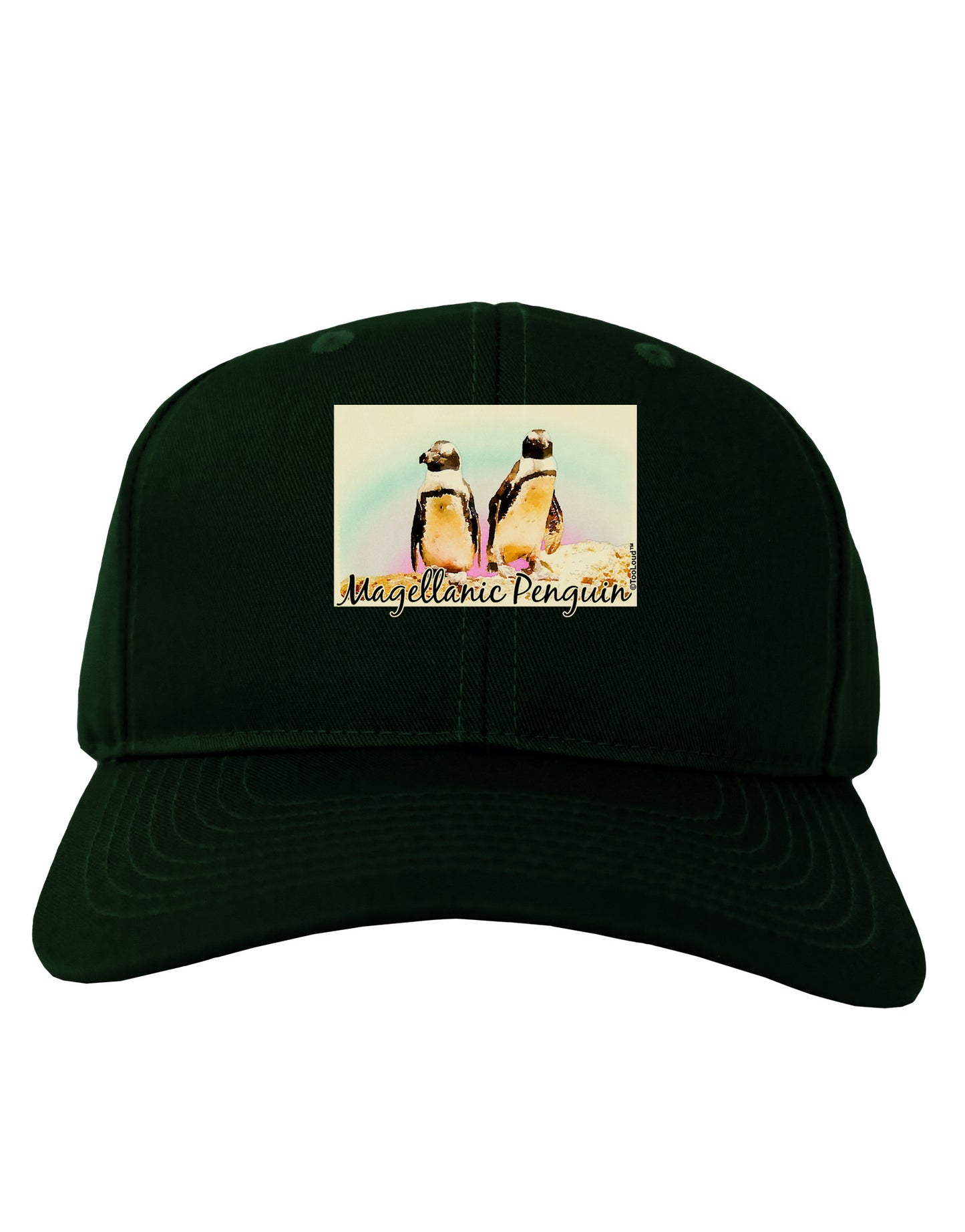 Magellanic Penguin Text Adult Dark Baseball Cap Hat-Baseball Cap-TooLoud-Hunter-Green-One Size-Davson Sales